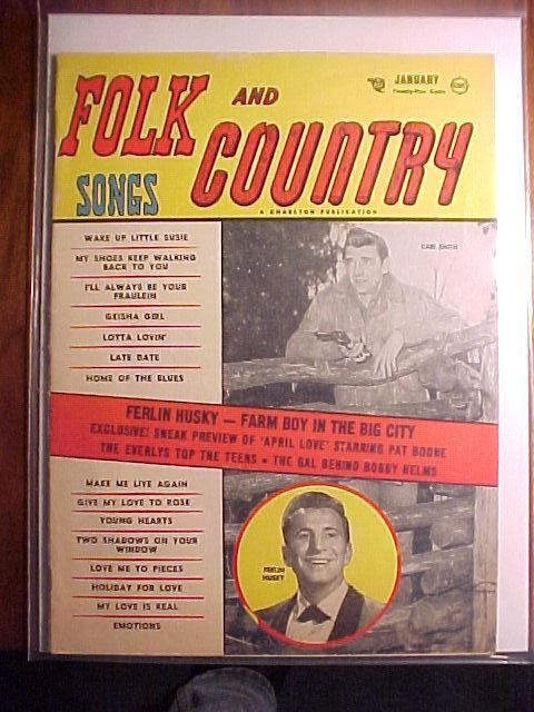 Folk and Country Songs Magazine-January 1958-April Love