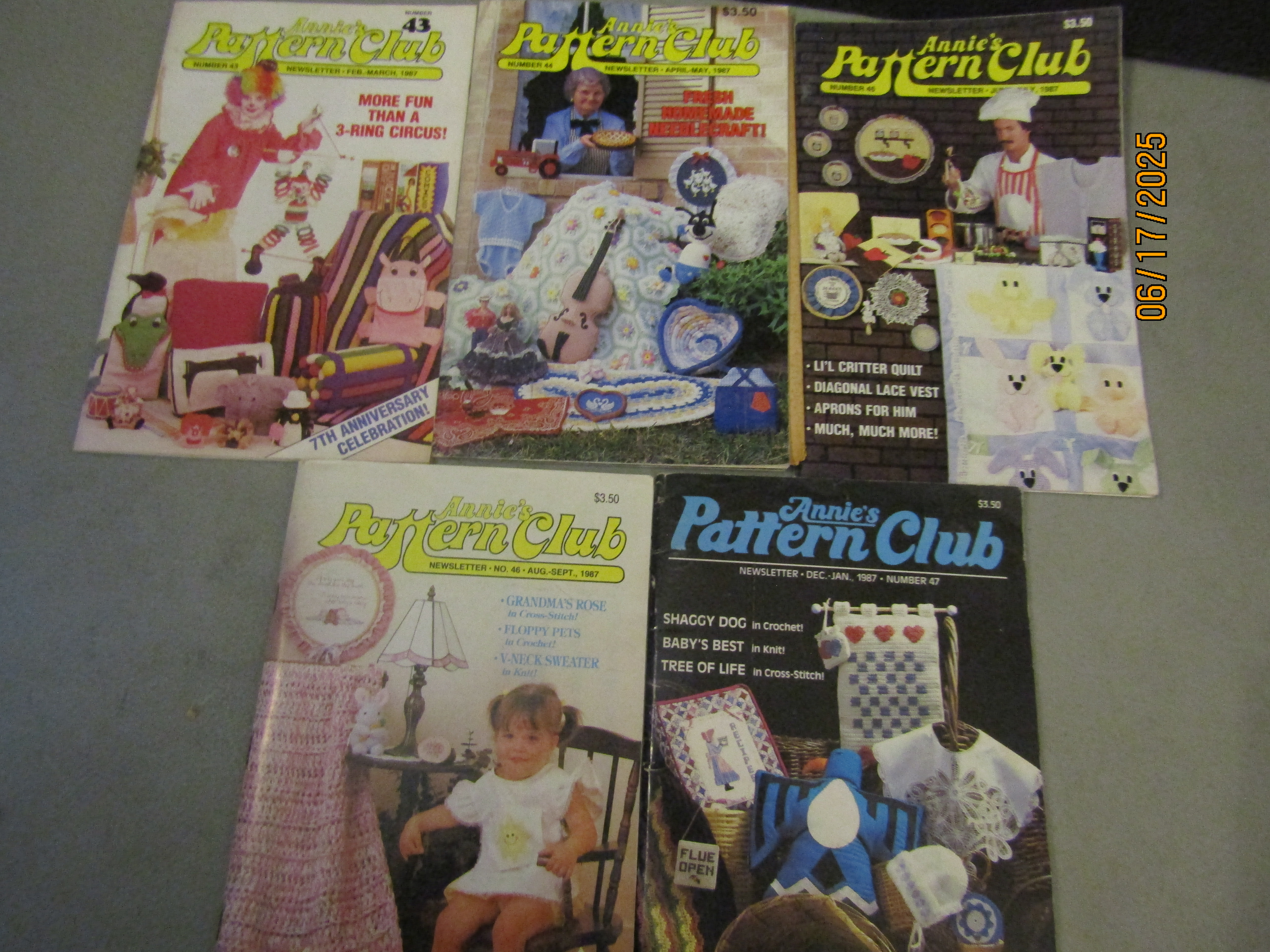 Vintage Annie's Pattern Club Newsletter Lot 7
