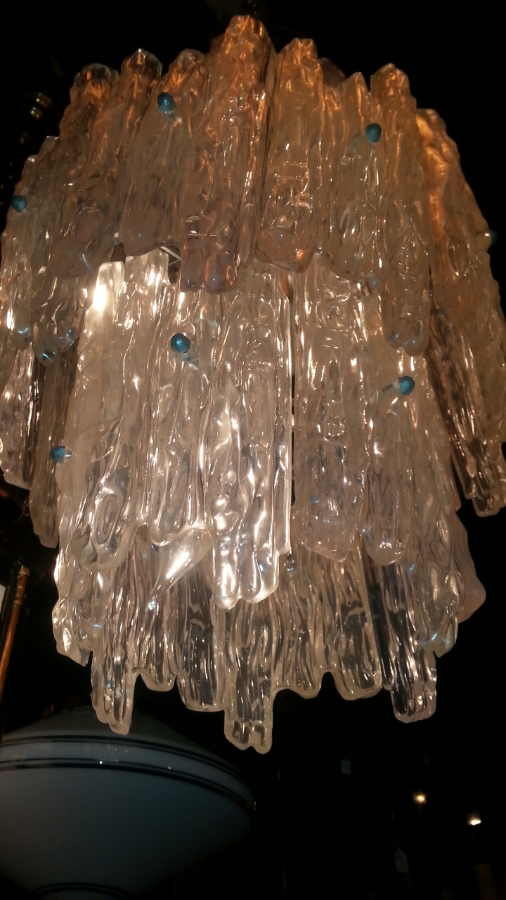 Mid Century Modern Lucite Light    #1160