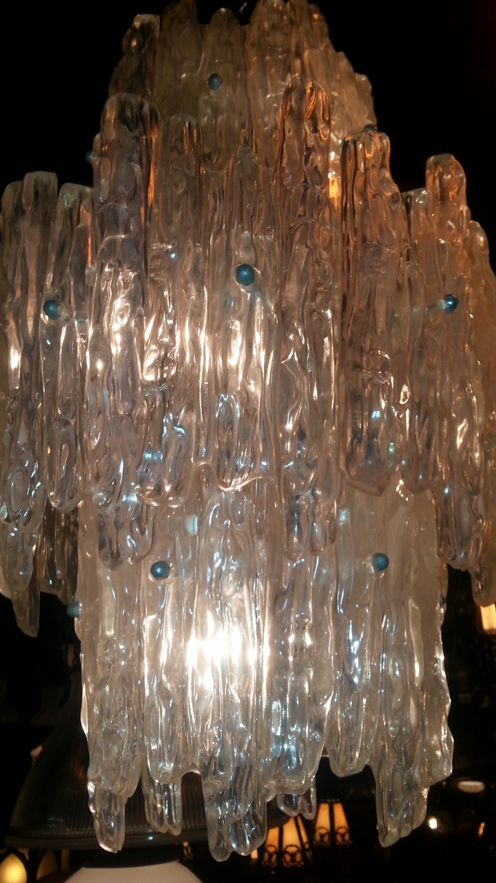 Mid Century Modern Lucite Light    #1160
