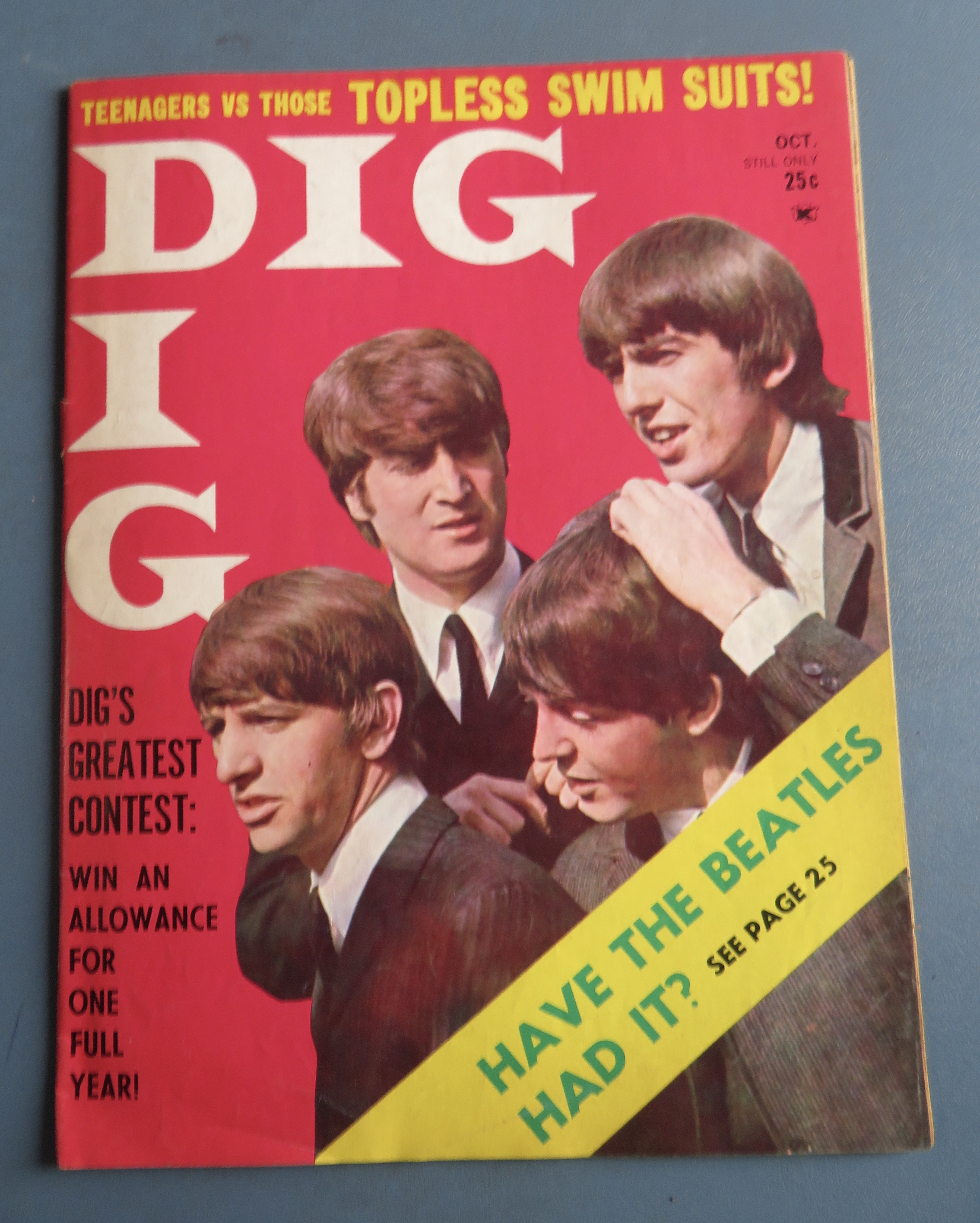 Dig Magazine October 1964 Have The Beatles Had It