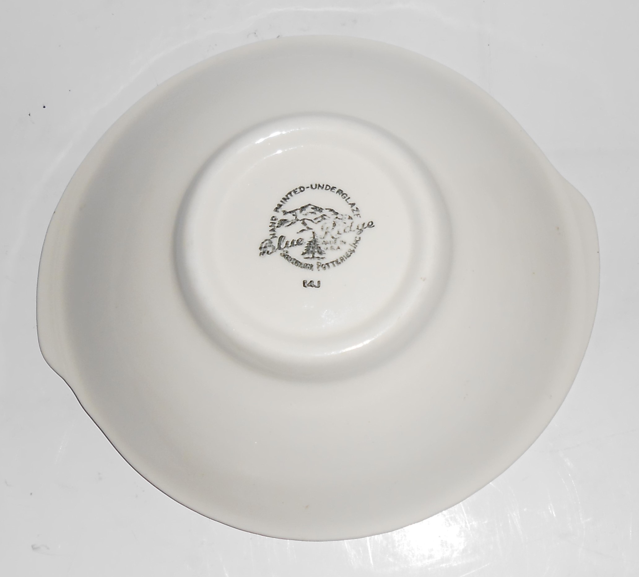 Blue Ridge Pottery Sarasota Tab Handle Cereal Bowl