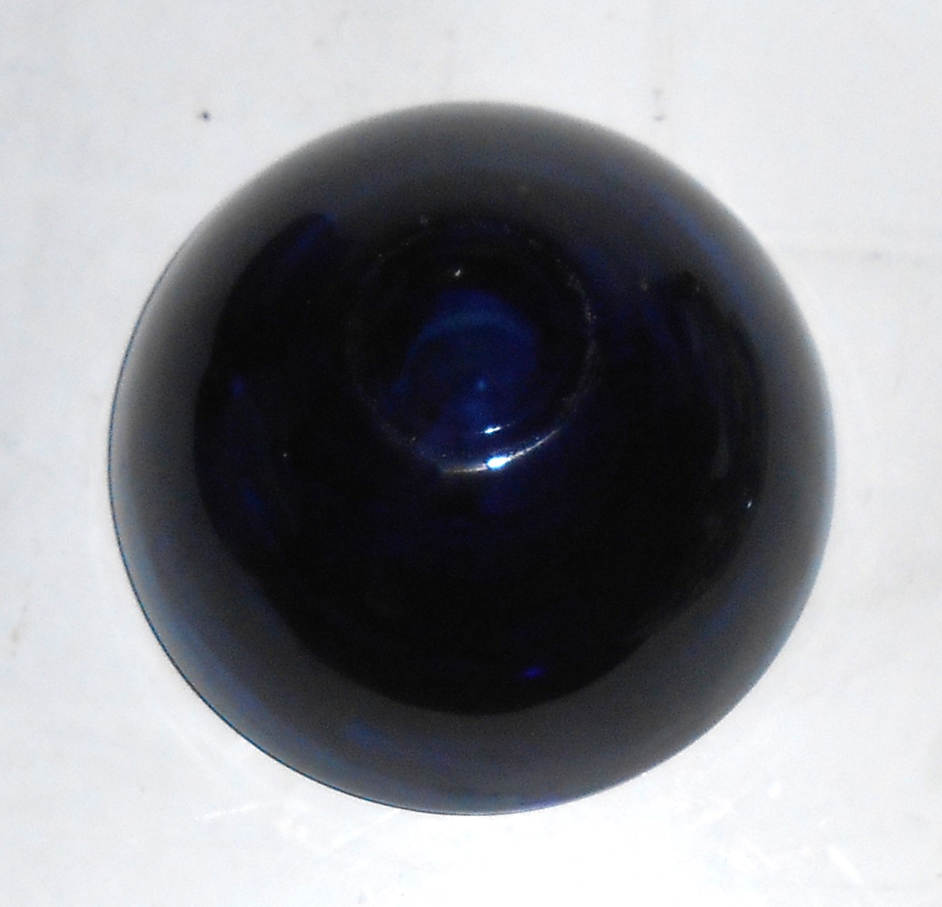 VINTAGE Kosta Art Glass Cobalt Deep Blue Atoll