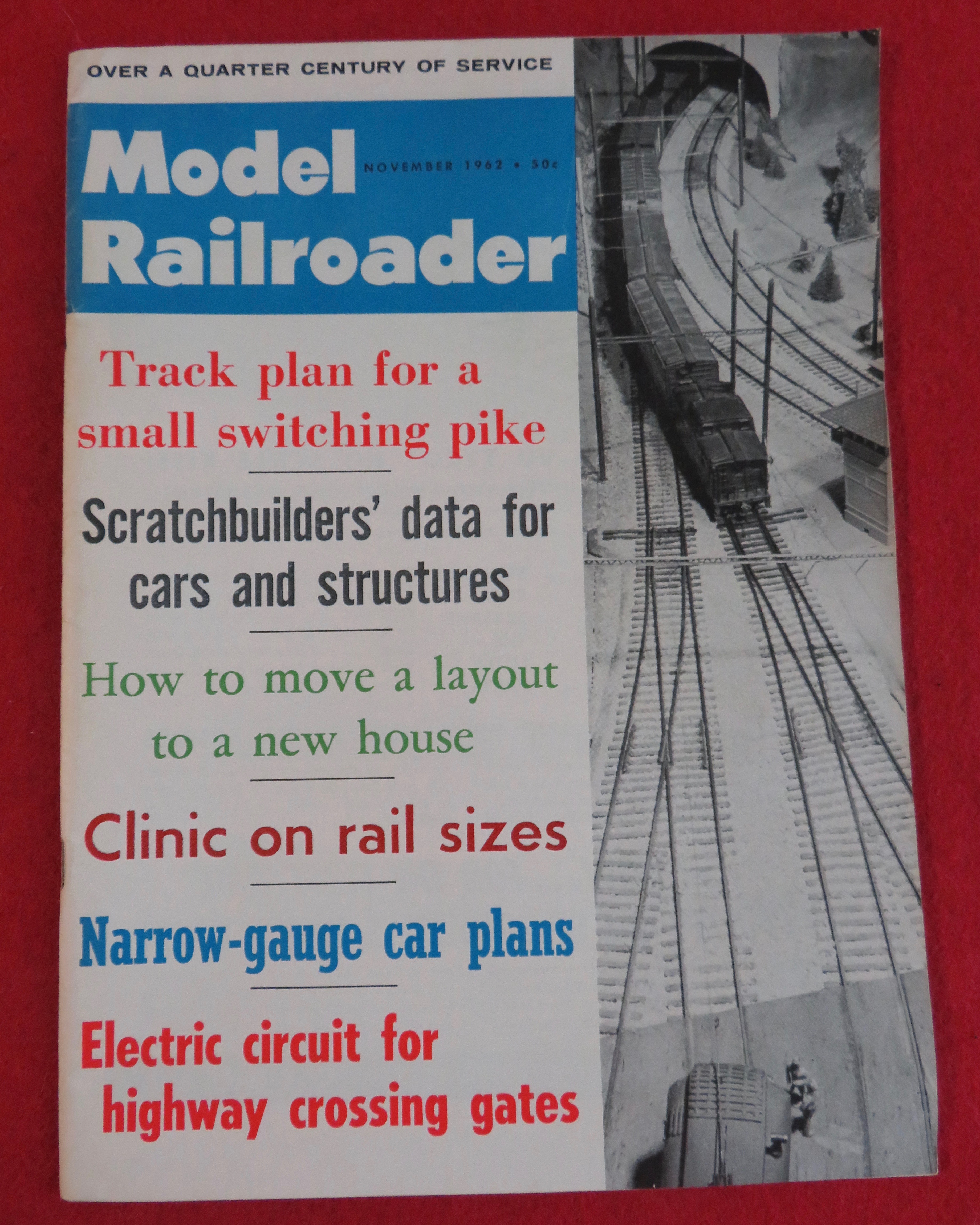 Model Railroader Magazine November 1962