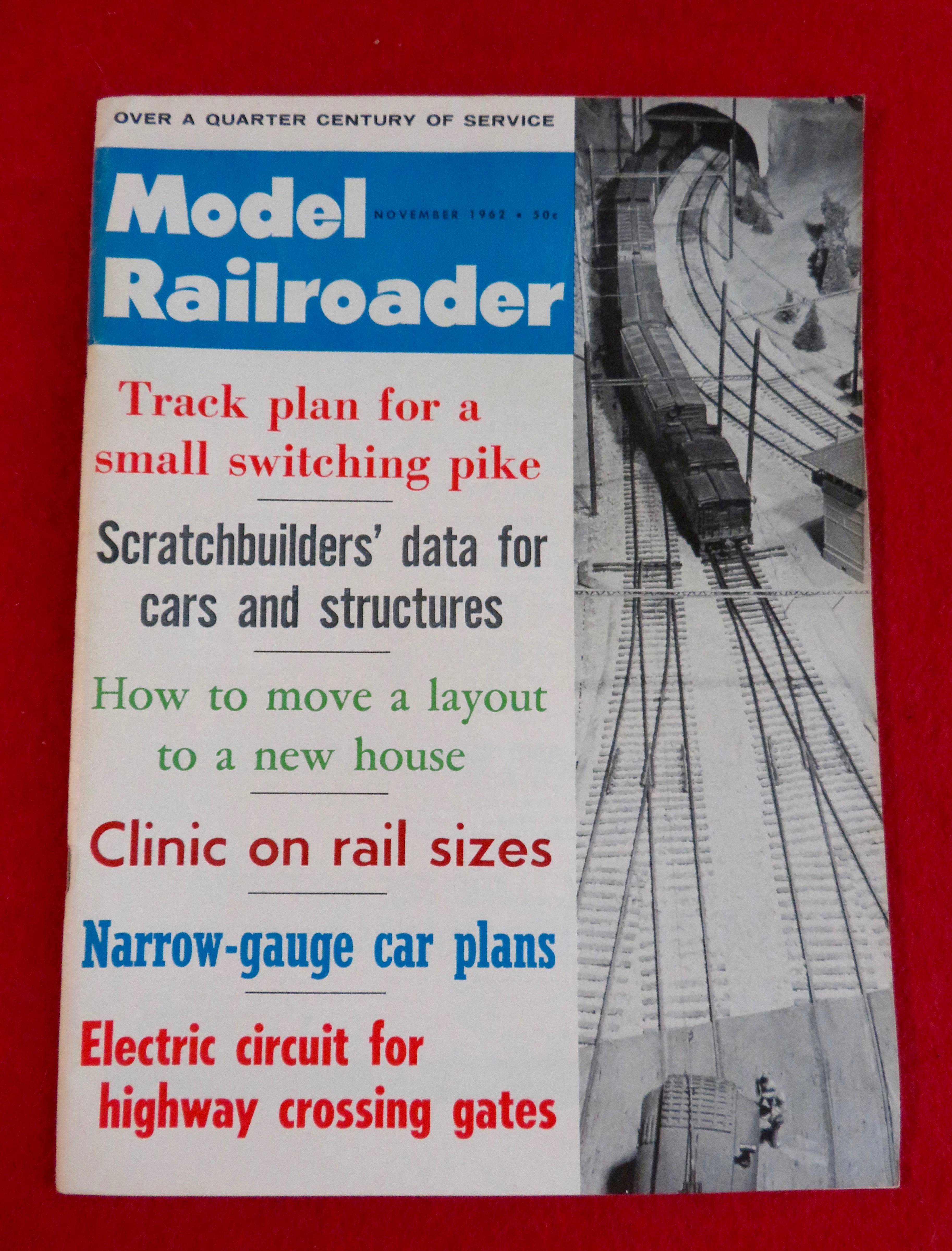 Model Railroader Magazine November 1962