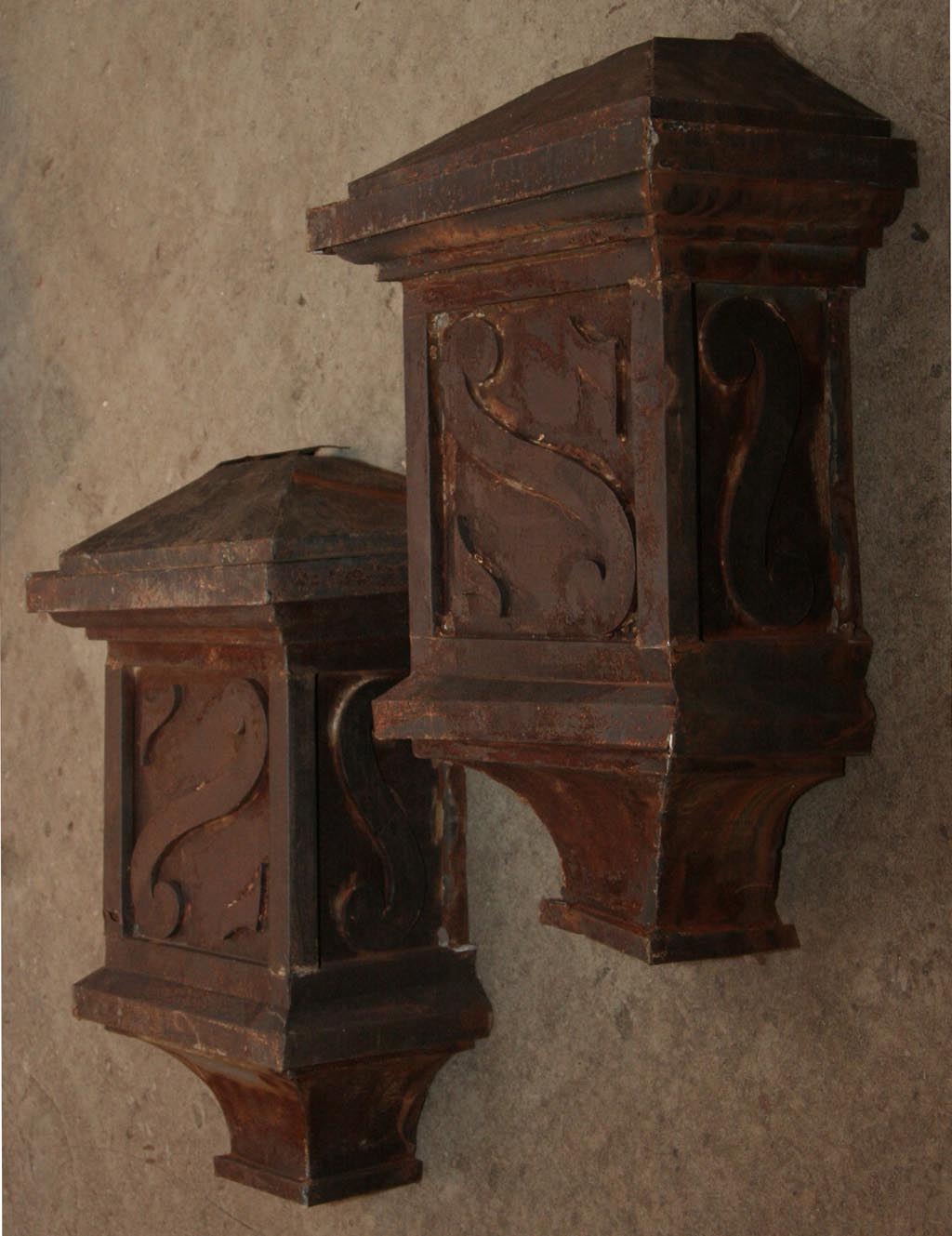Architectural Antique Downspout Fragment