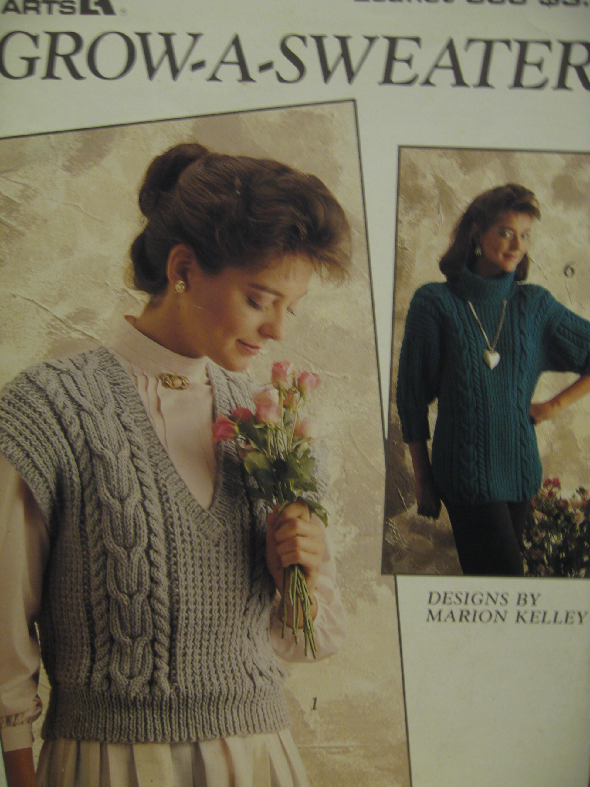 Leisure Arts Grow A Sweater #566