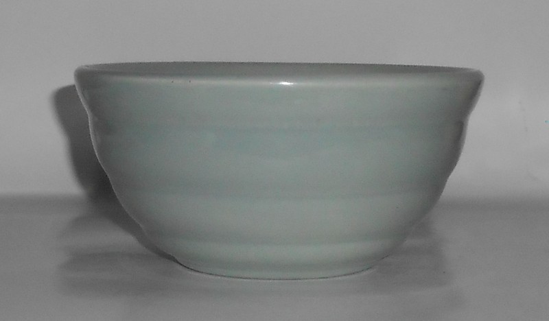 VINTAGE Bauer Pottery Gloss Pastel Kitchenware Gray #30 Mixing Bowl