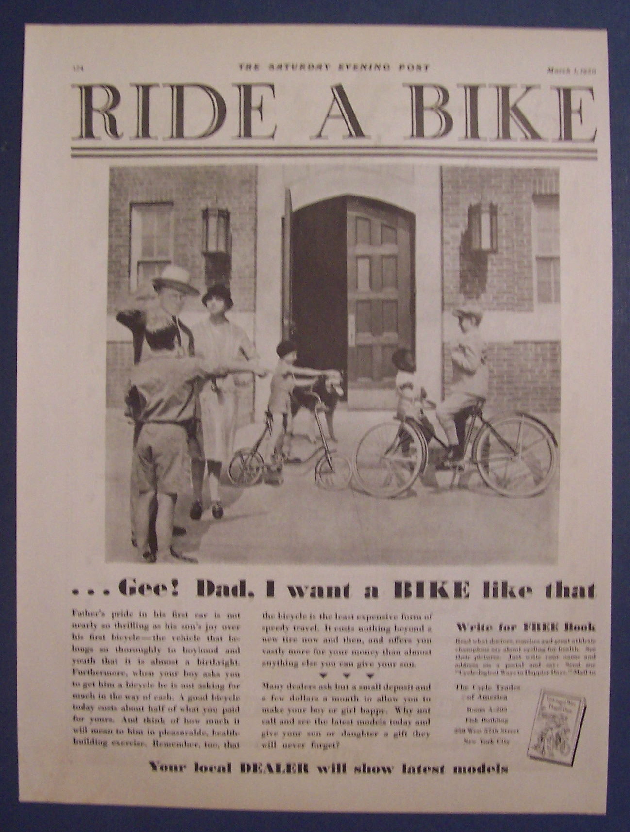 1930  Ride  A  Bike