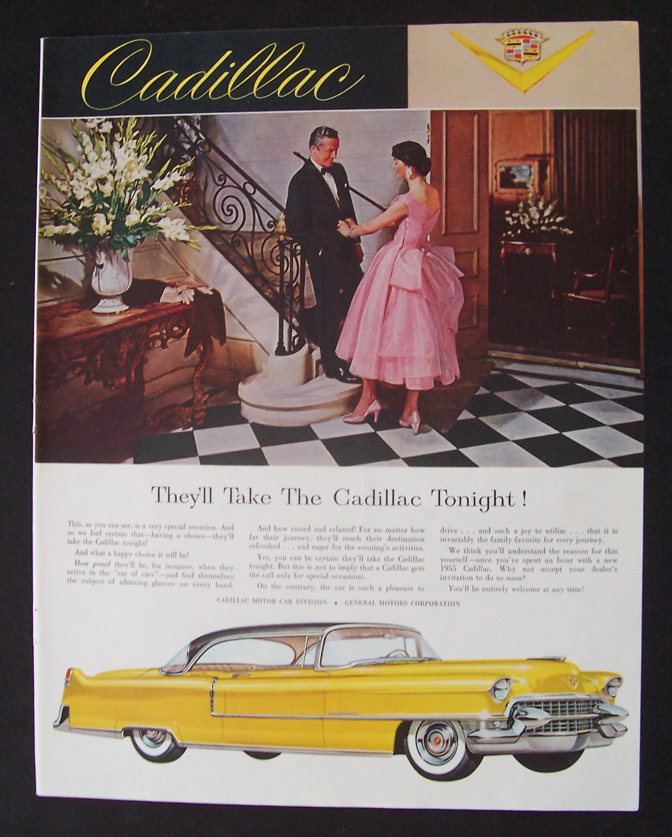 1955 Cadillac with a Great Picture of Cadillac