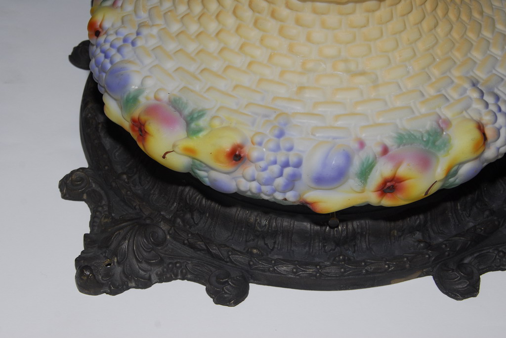 Antique Flush Mount  Fruit Basket Light  #393