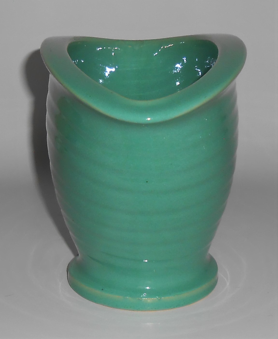 Bauer Pottery Matt Carlton Rare Shape Jade Vase