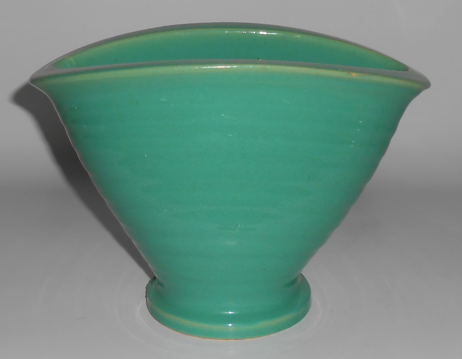 Bauer Pottery Matt Carlton Rare Shape Jade Vase