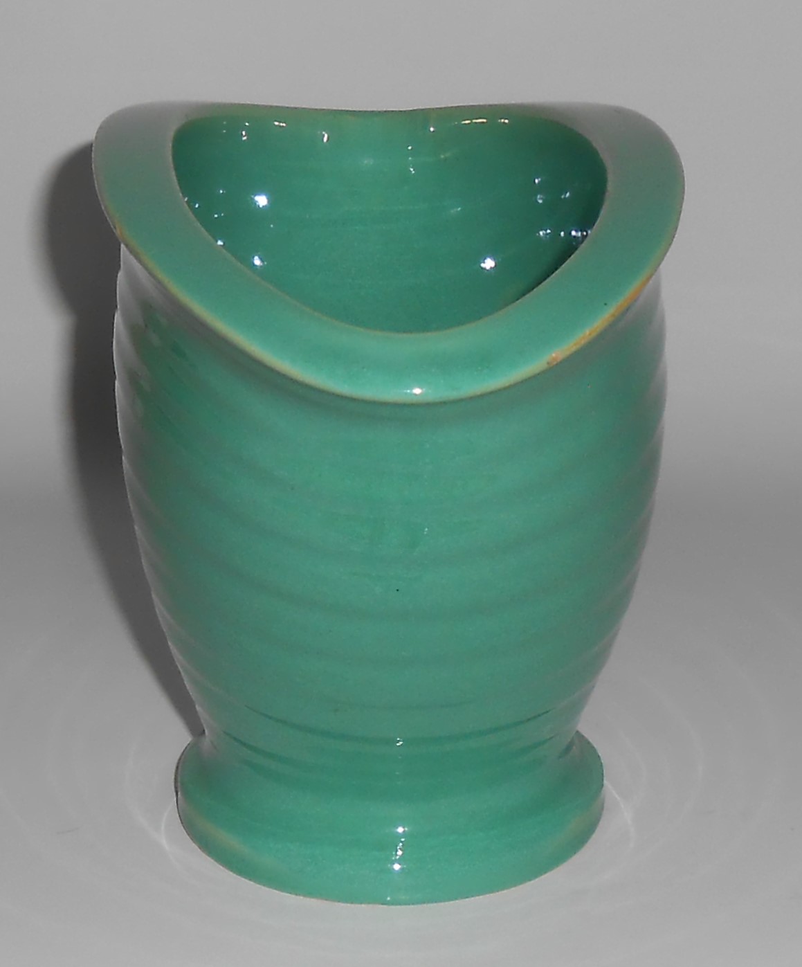 Bauer Pottery Matt Carlton Rare Shape Jade Vase