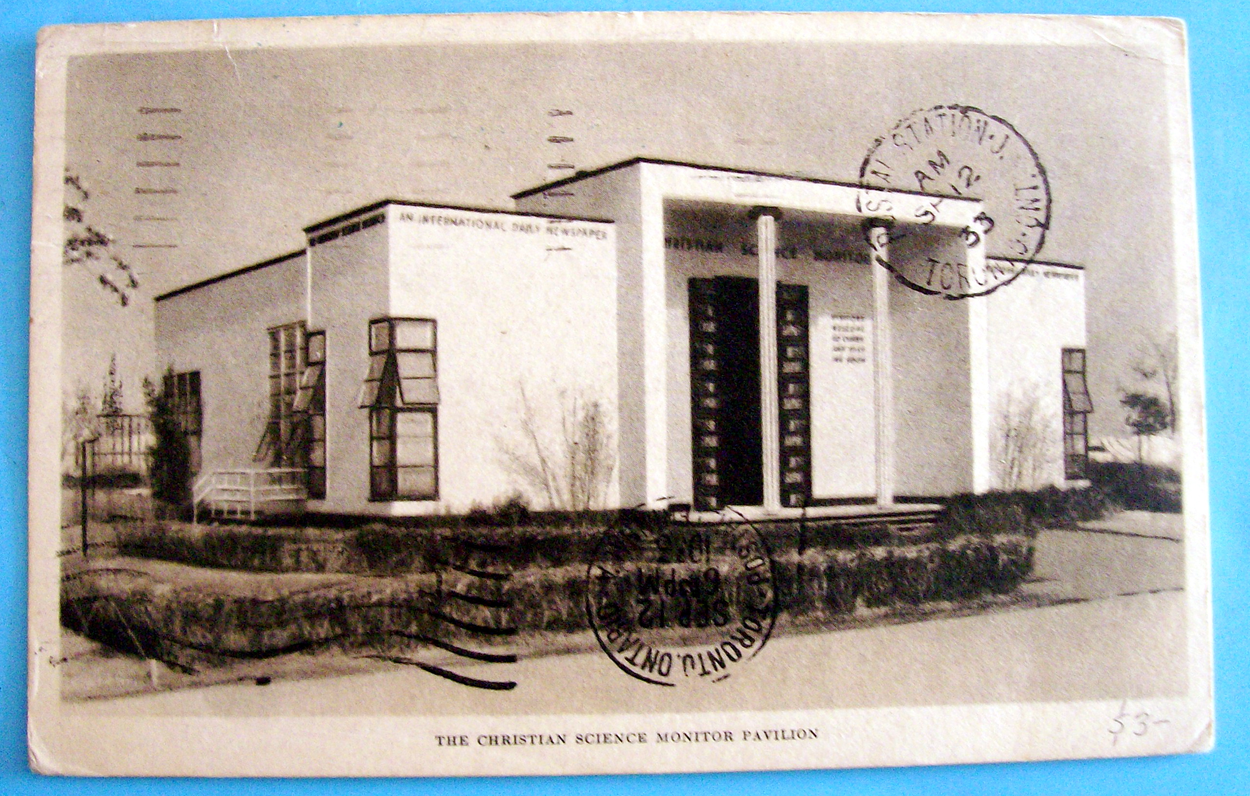 1933 Century of Progress Christian Science Monitor