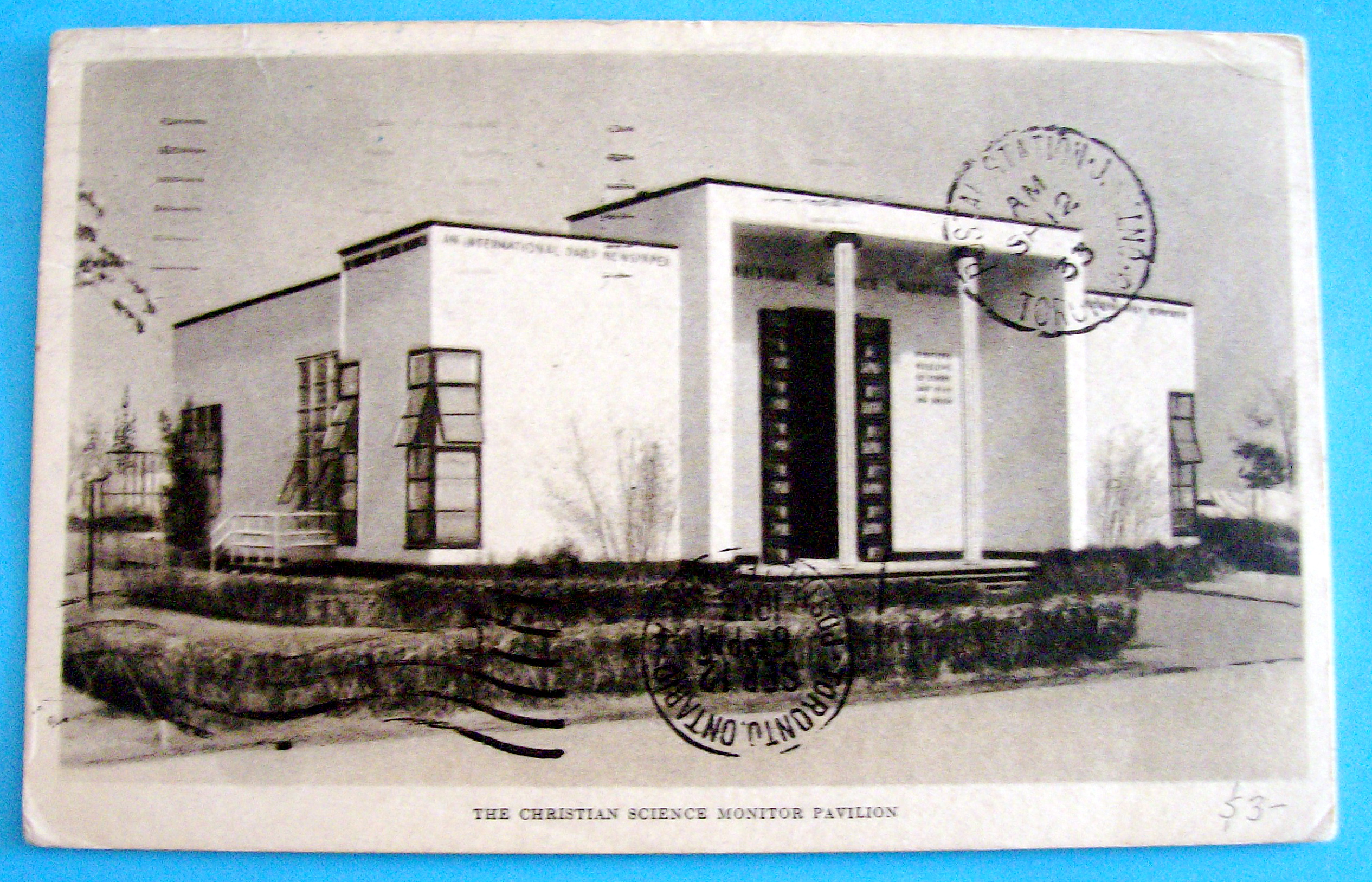 1933 Century of Progress Christian Science Monitor
