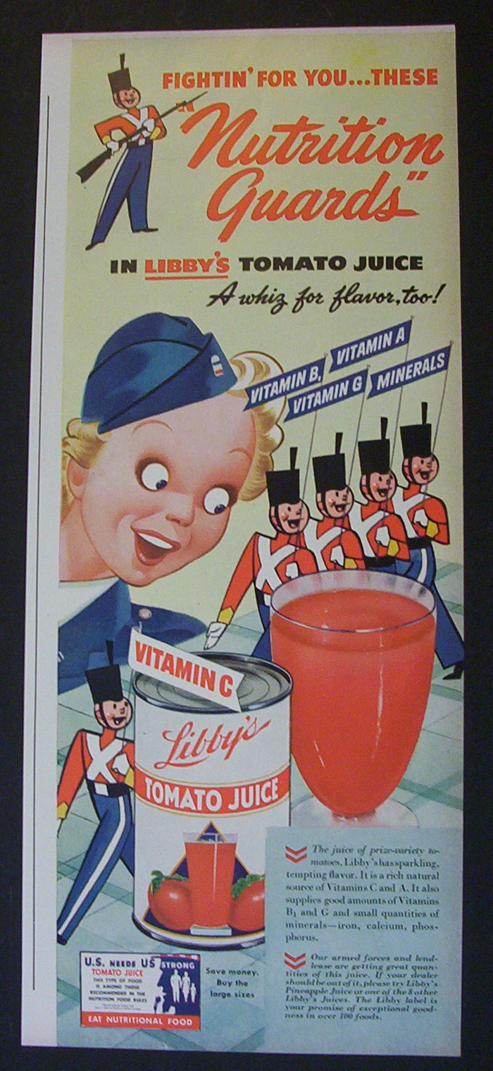 1943 Libby's Tomato Juice