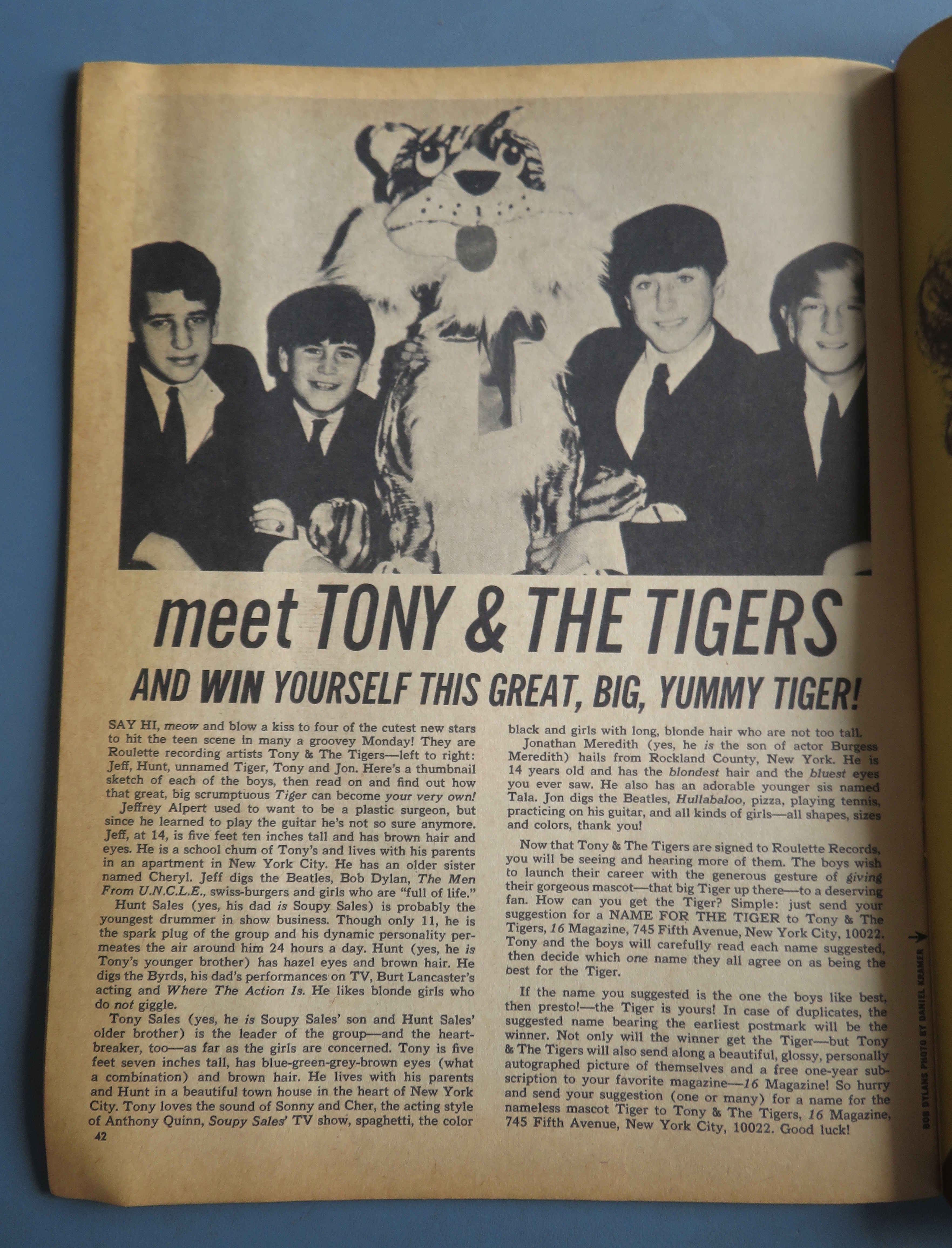 16 Magazine January 1966 Ian Whitcomb