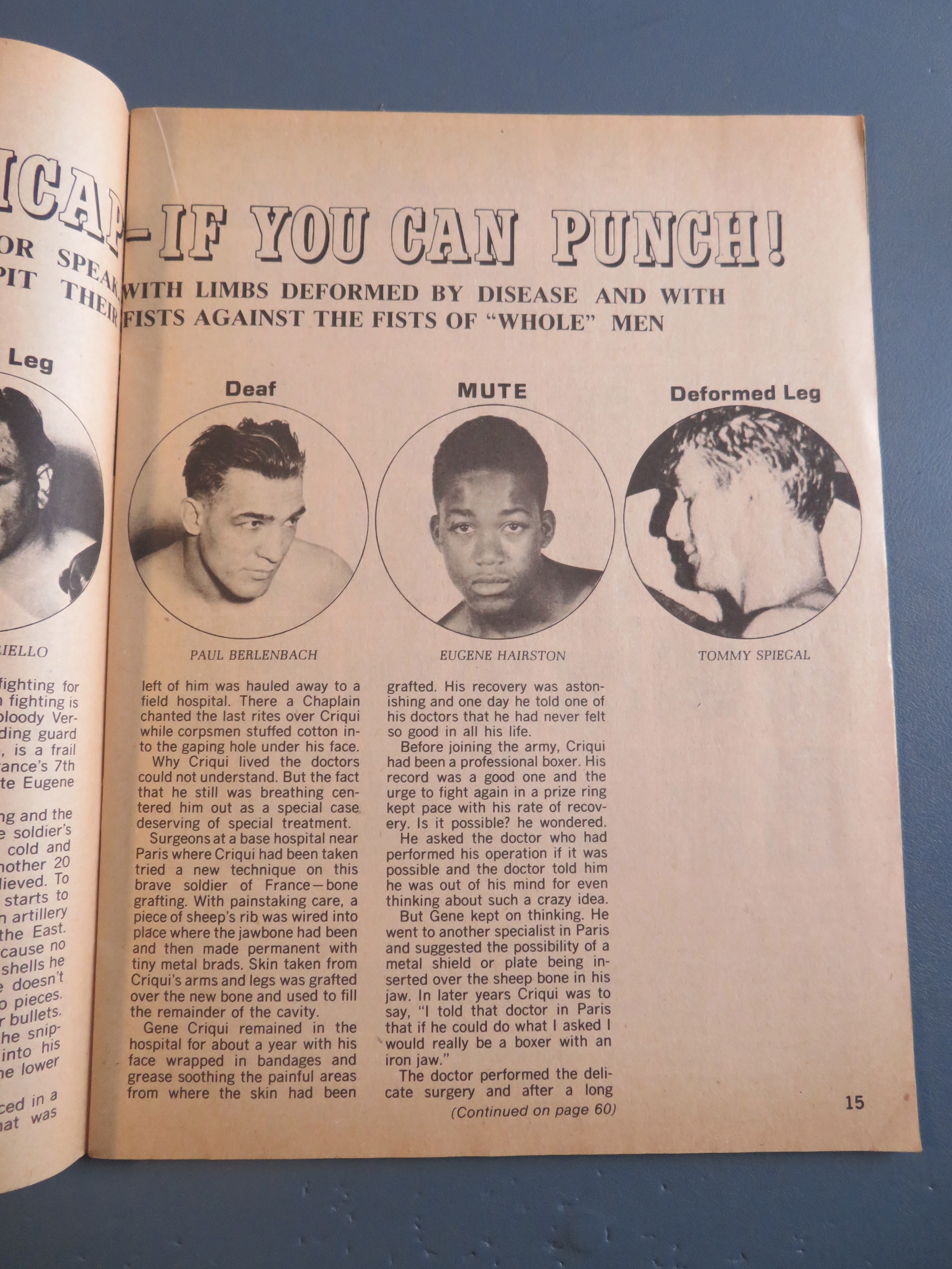 Big Book Of Boxing Magazine September 1977 Fan Ballot