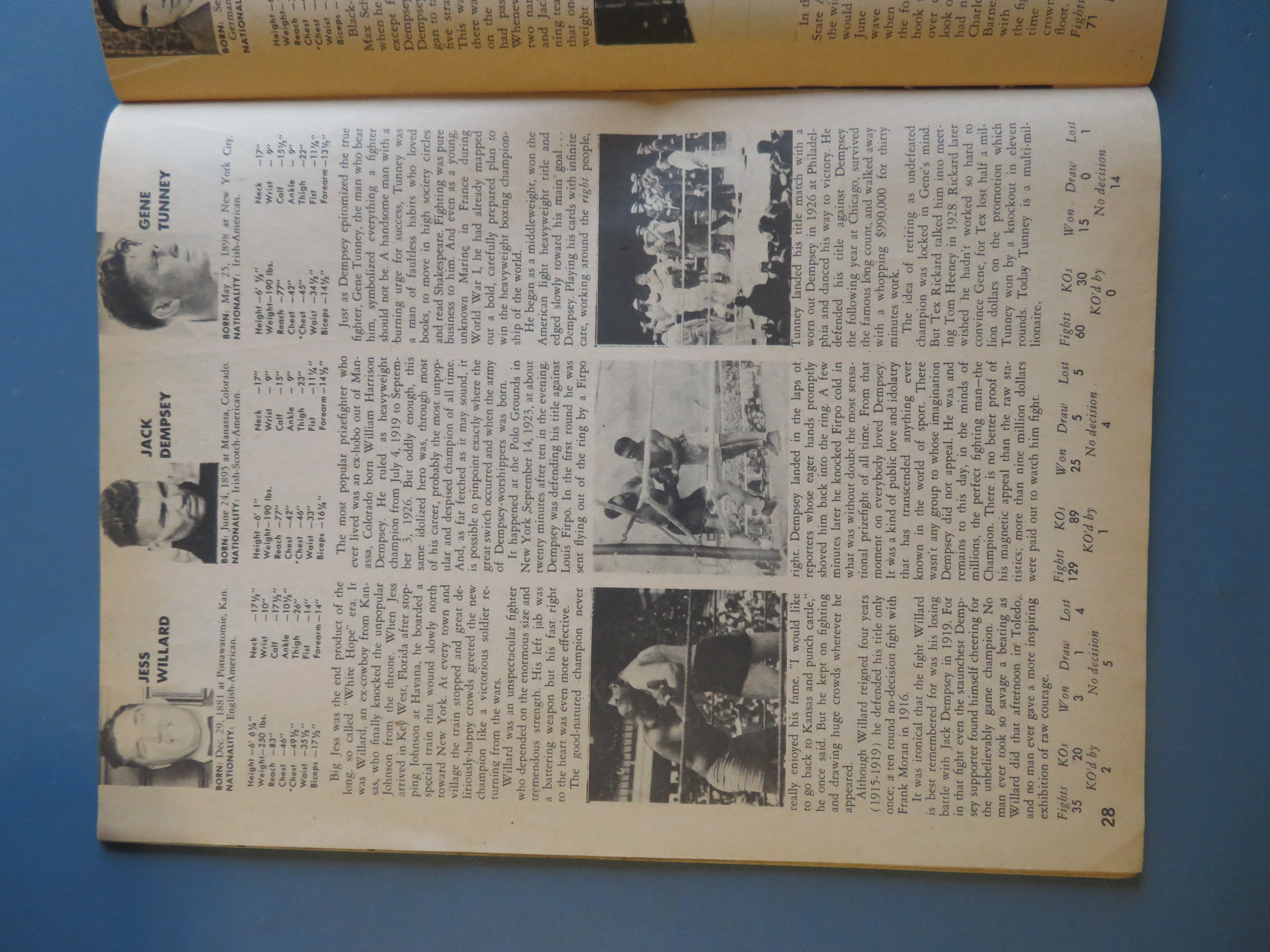 Big Book Of Boxing Magazine September 1977 Fan Ballot