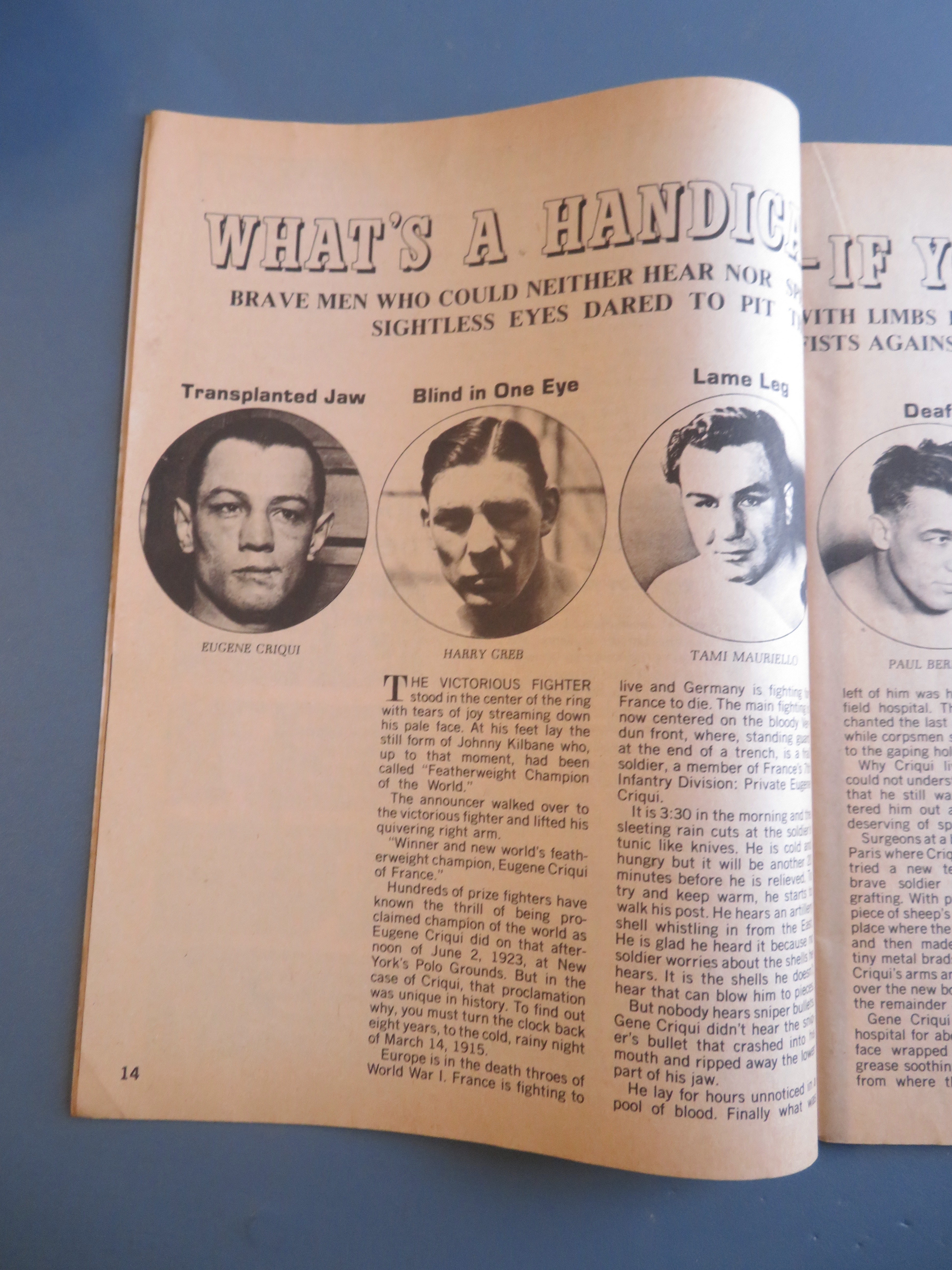 Big Book Of Boxing Magazine September 1977 Fan Ballot