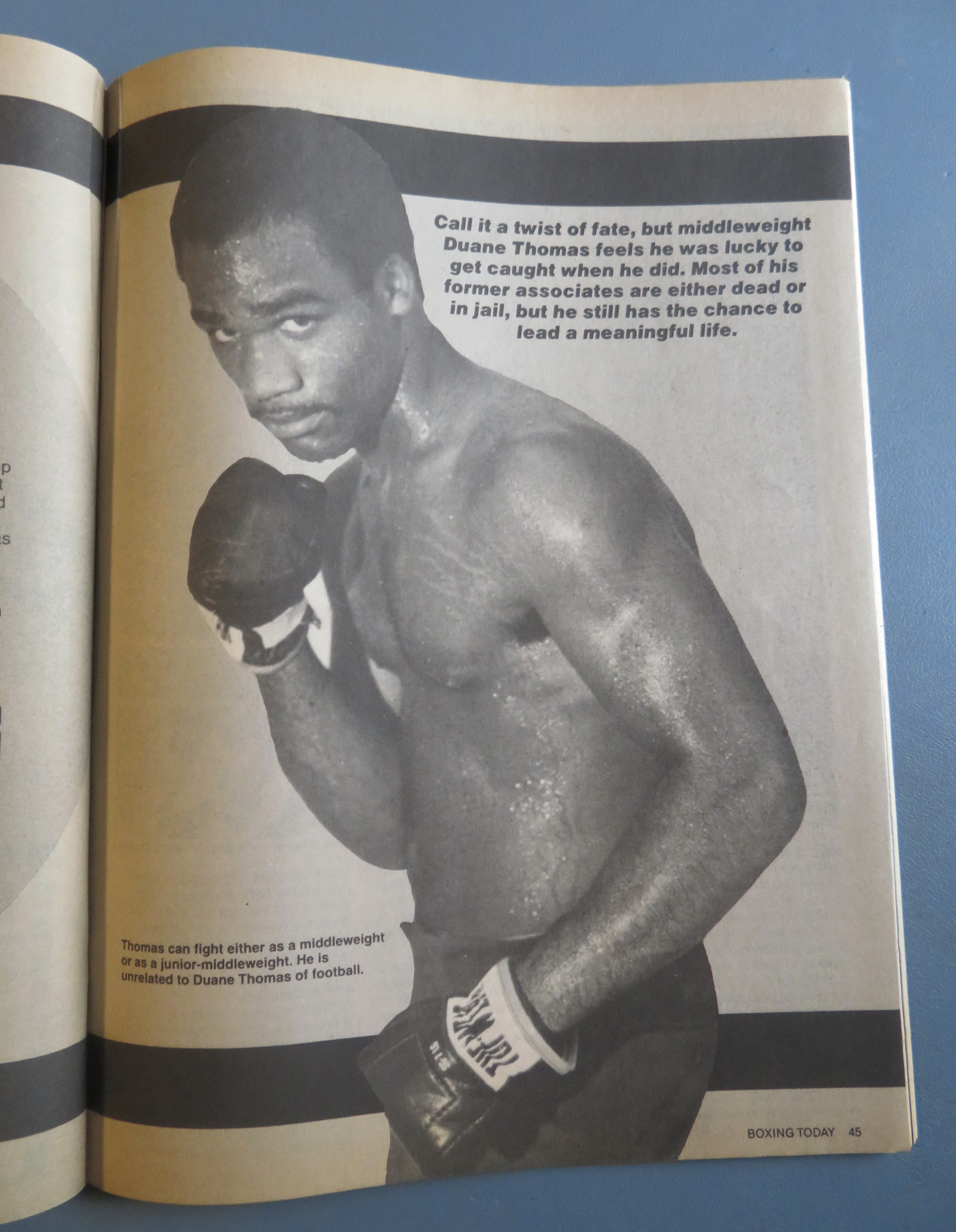 Boxing Today Magazine October 1980 Marvin Hagler