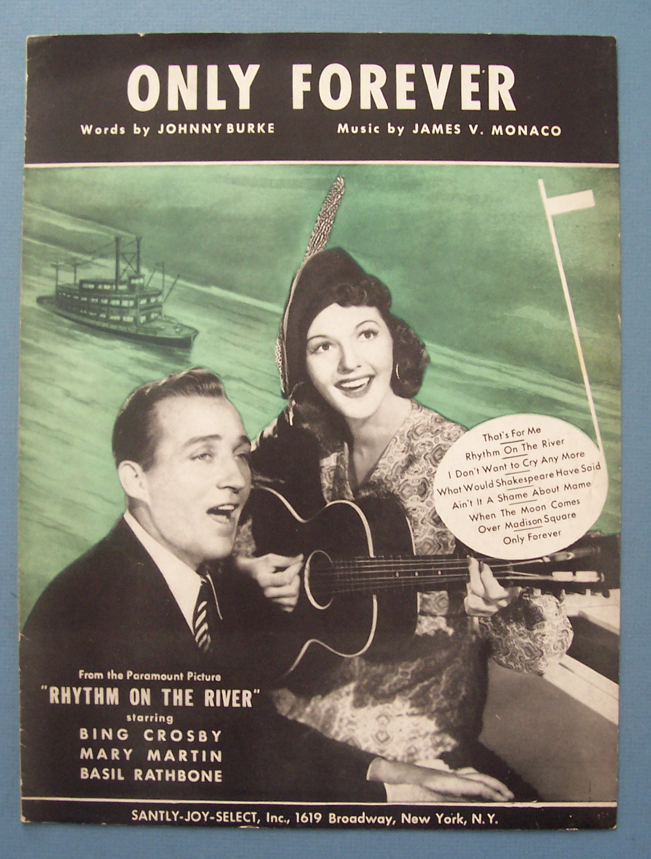 Sheet Music For 1940 Only Forever