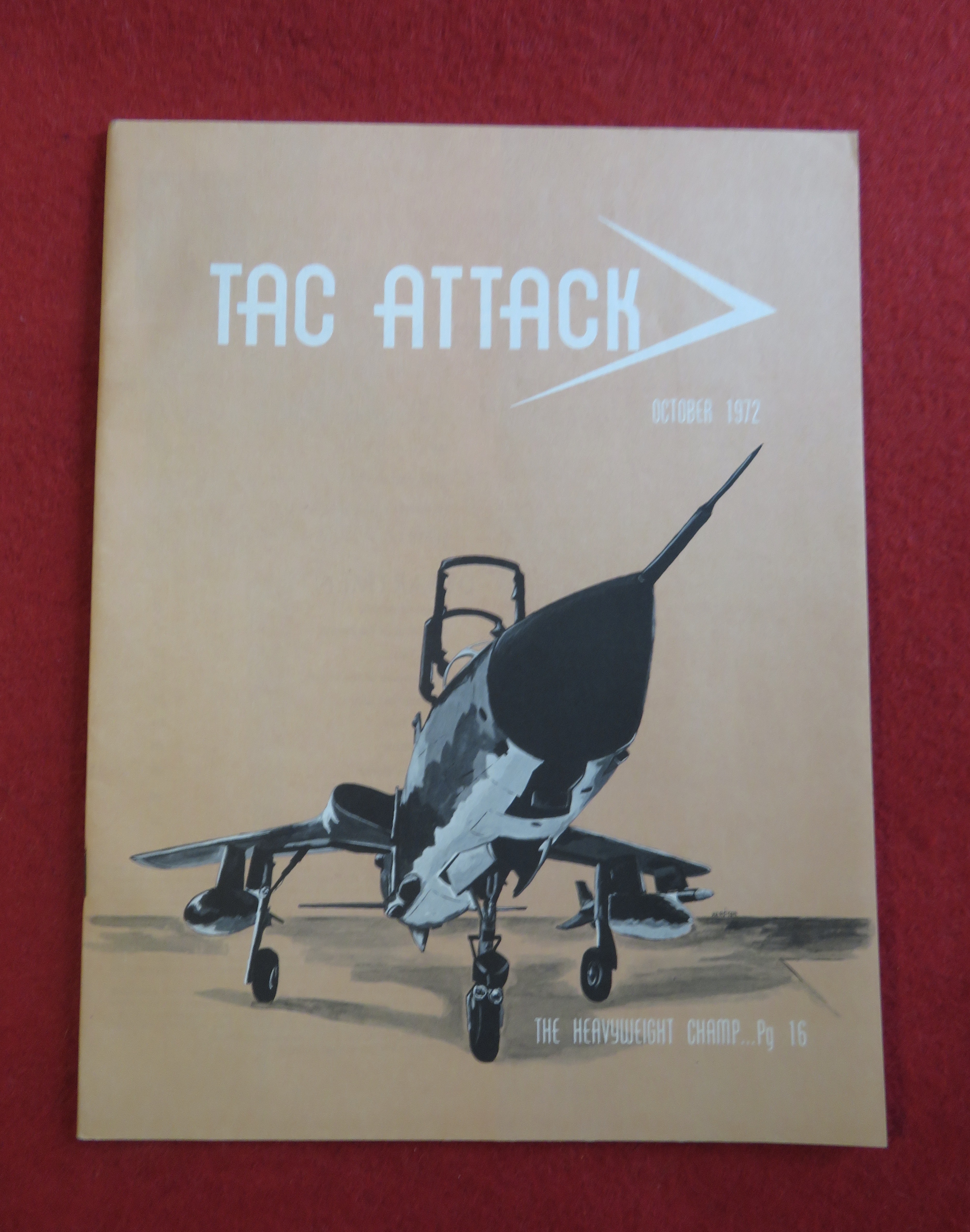 Tac Attack Magazine October 1972 Heavyweight Champ