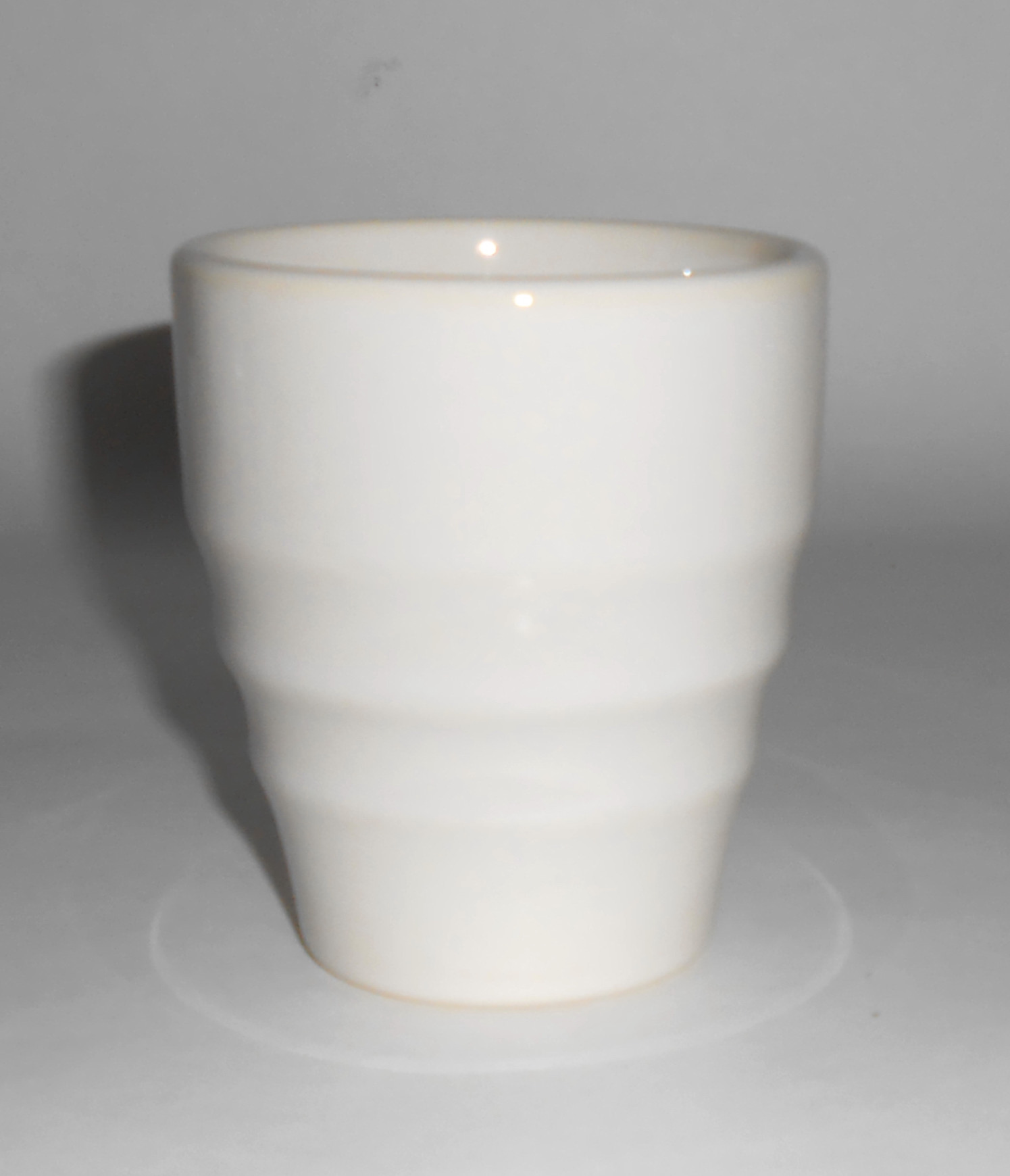 Franciscan Pottery El Patio Gloss White Banded Tumbler