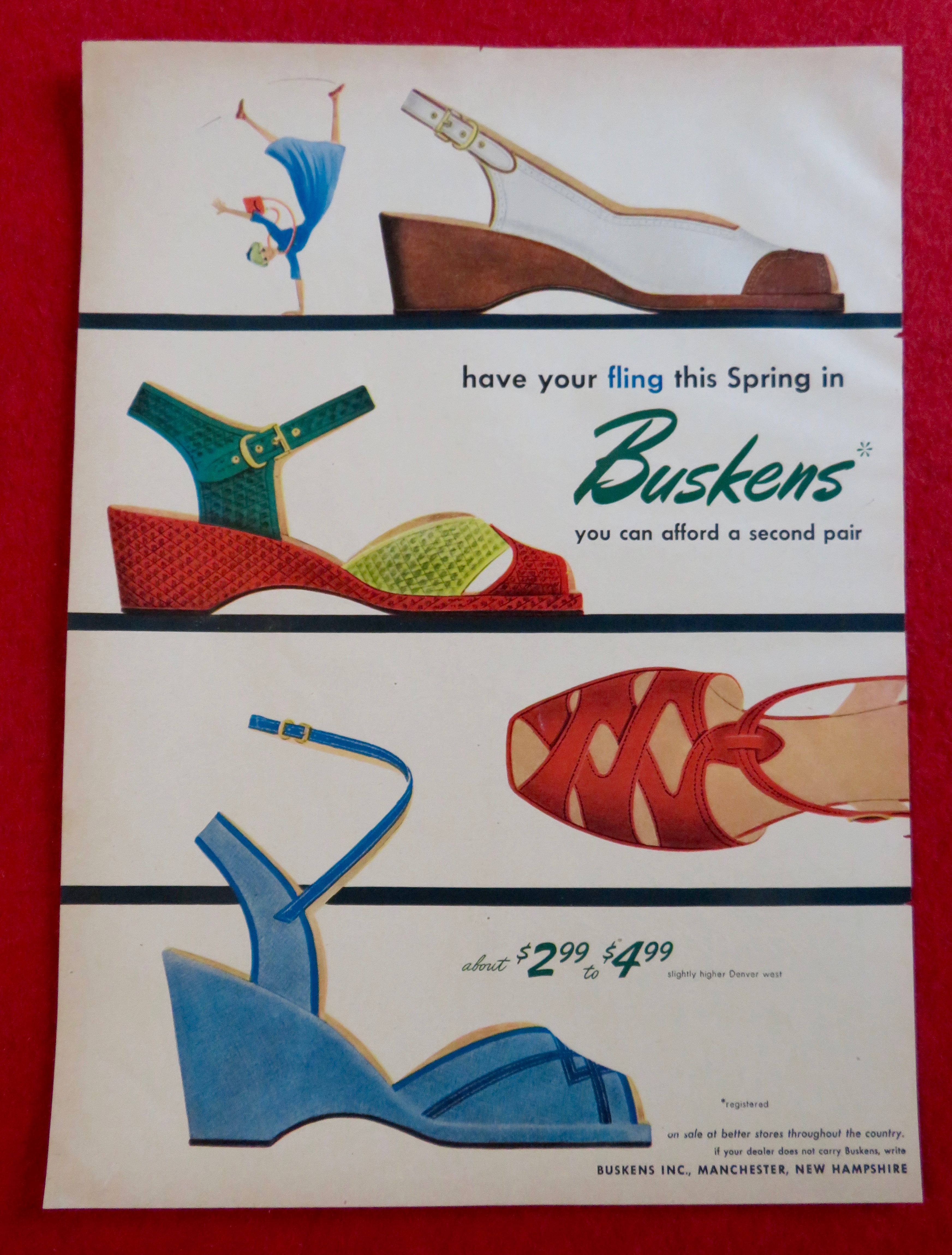 1951 Buskens with 4 Different Style Of Shoes