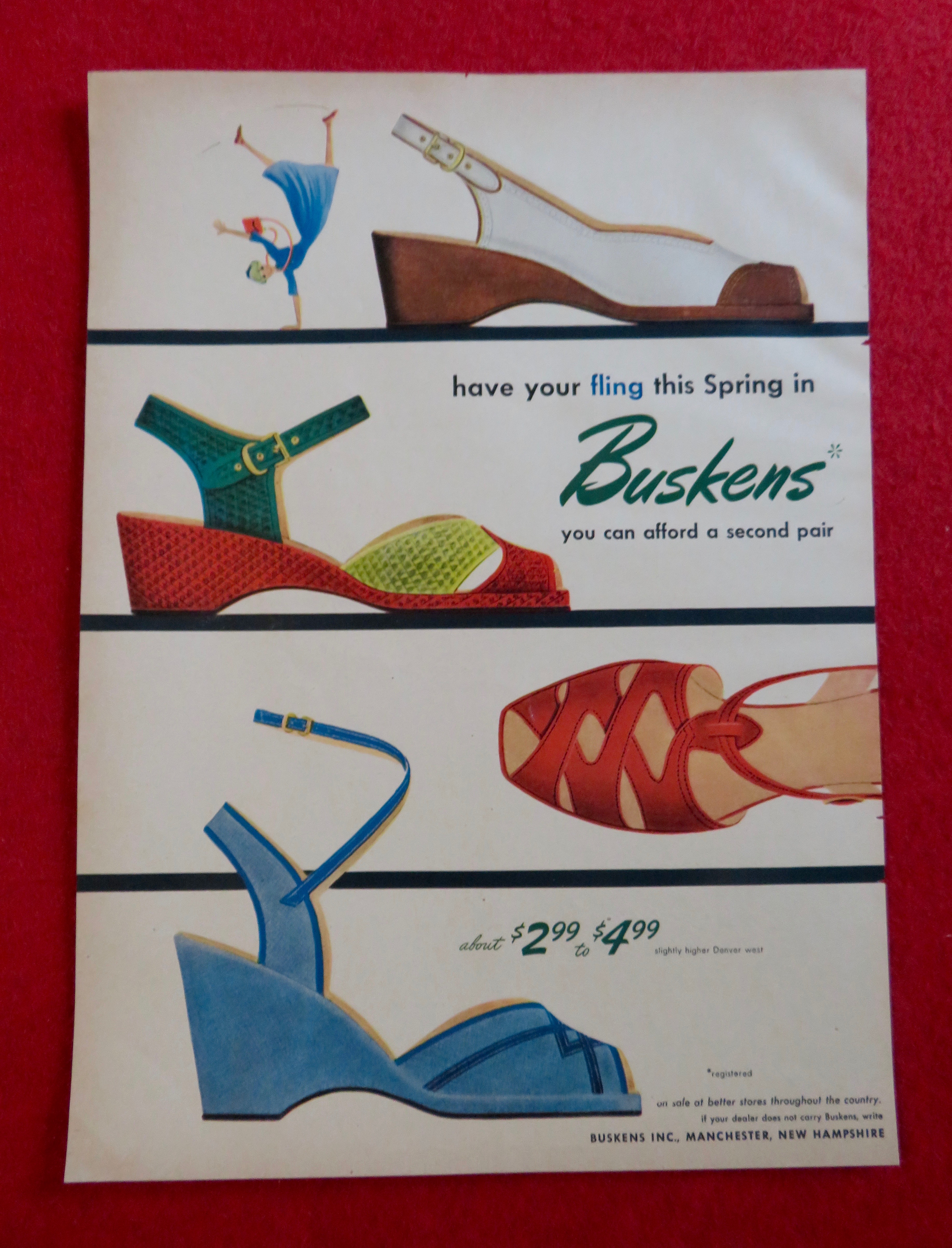 1951 Buskens with 4 Different Style Of Shoes
