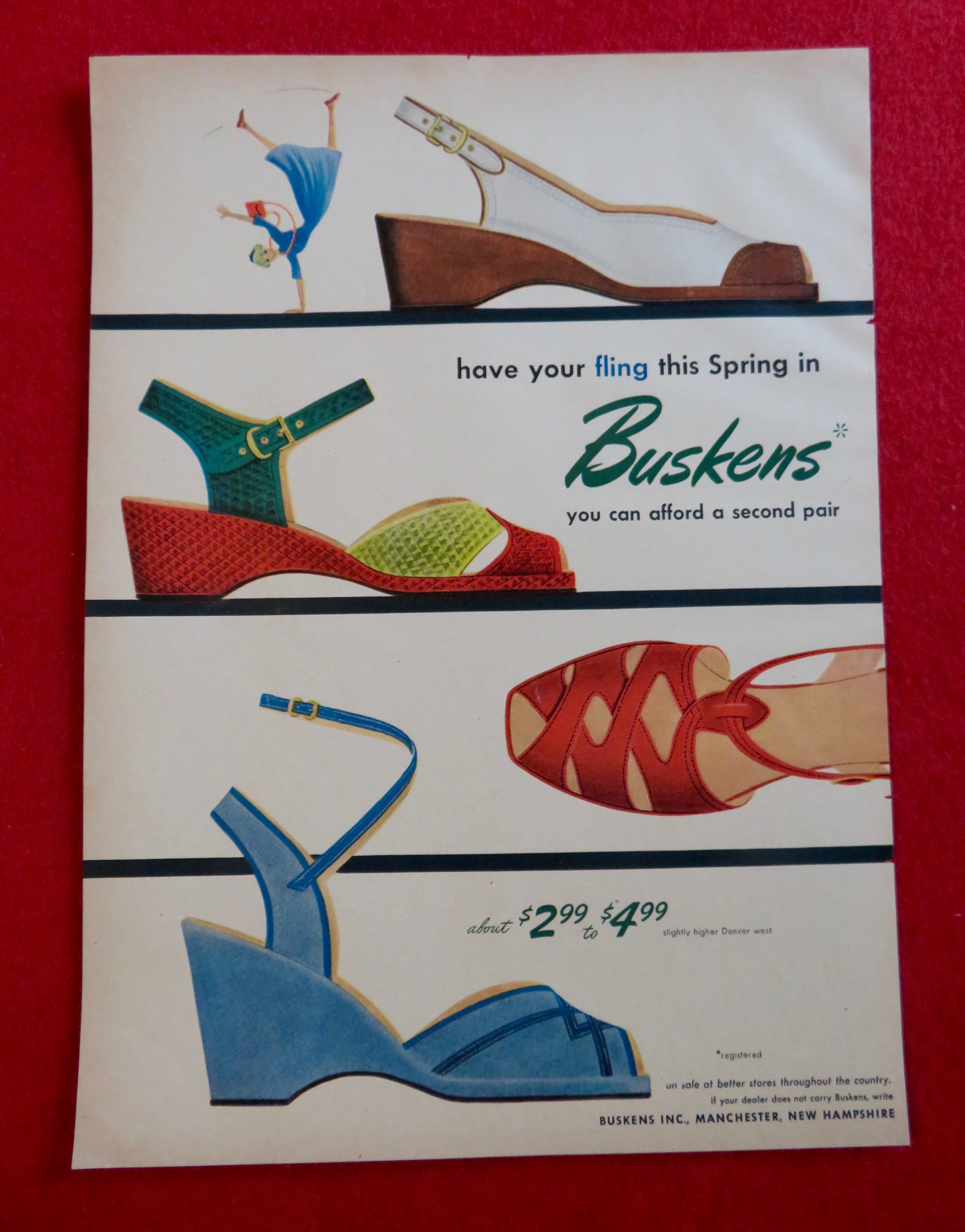 1951 Buskens with 4 Different Style Of Shoes