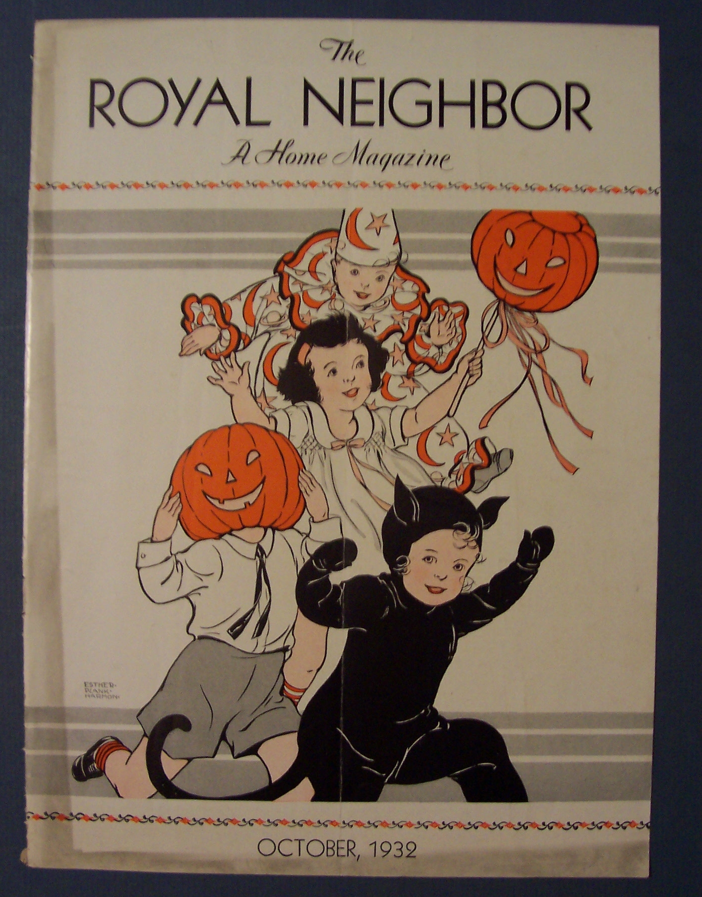 Royal Neighbor Cover By Esther Harmon-October 1932