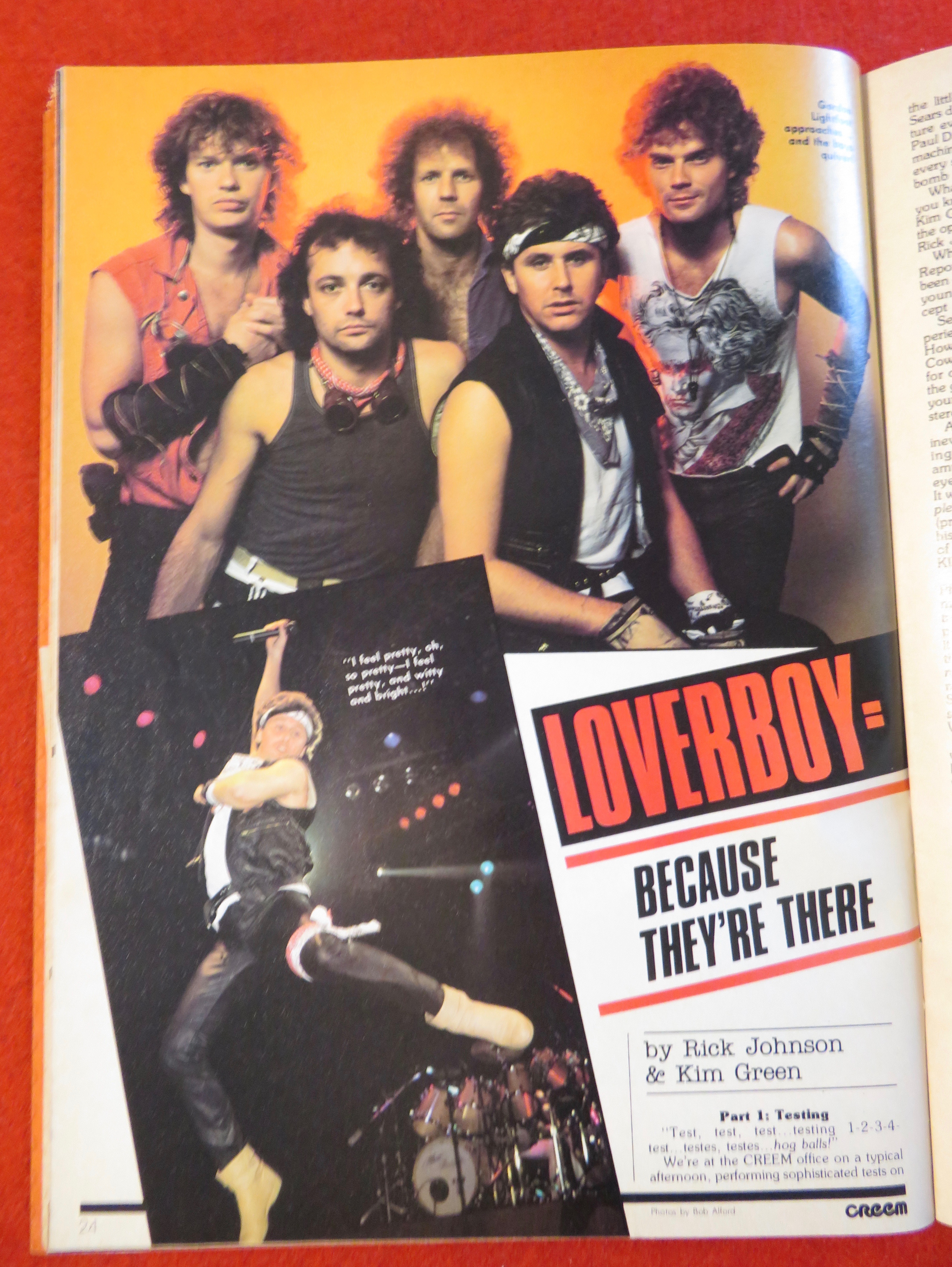 Creem Magazine December 1983 Stray Cats/Loverboy