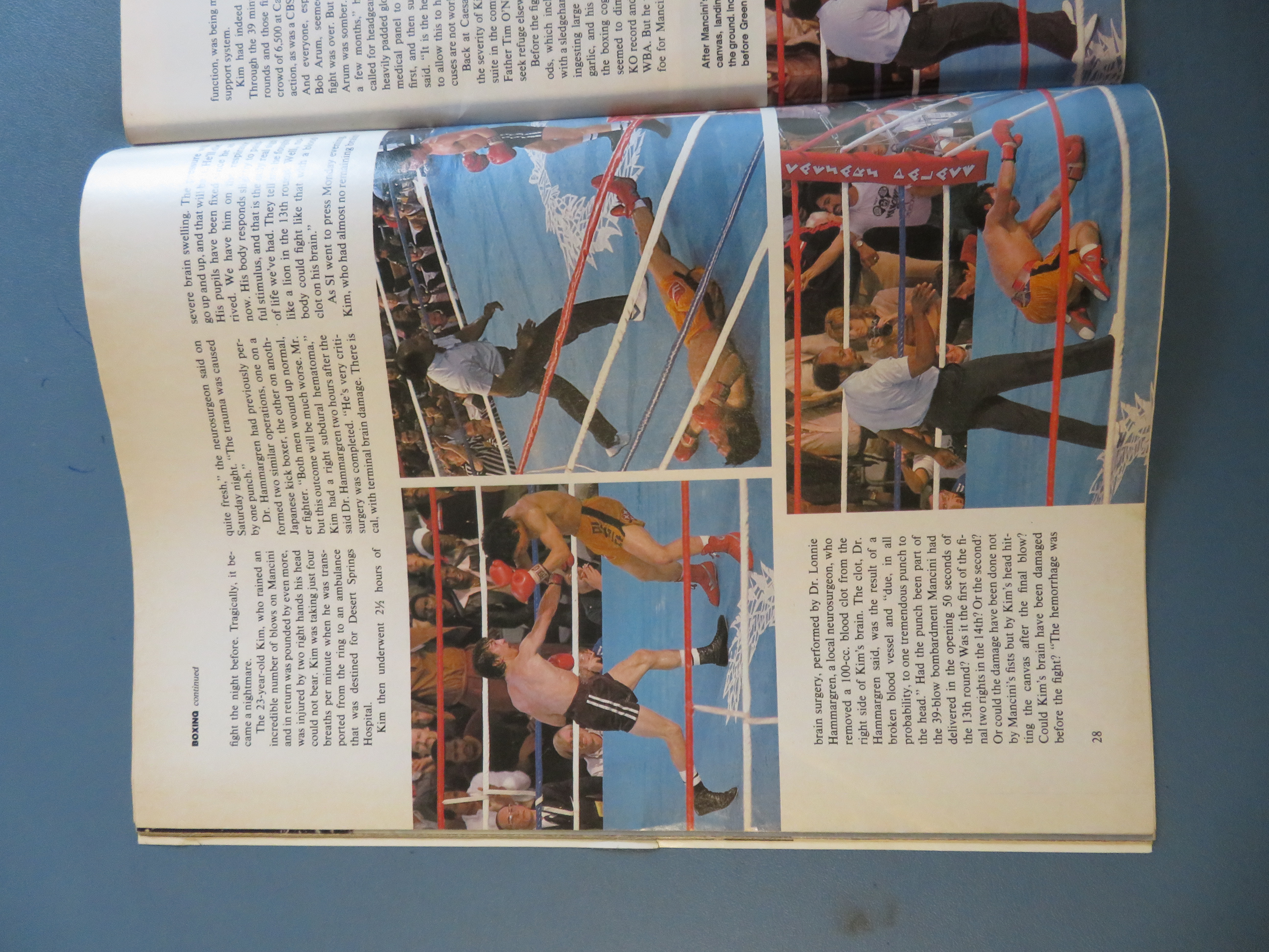 Sports Illustrated November 22, 1982 Ray Mancini