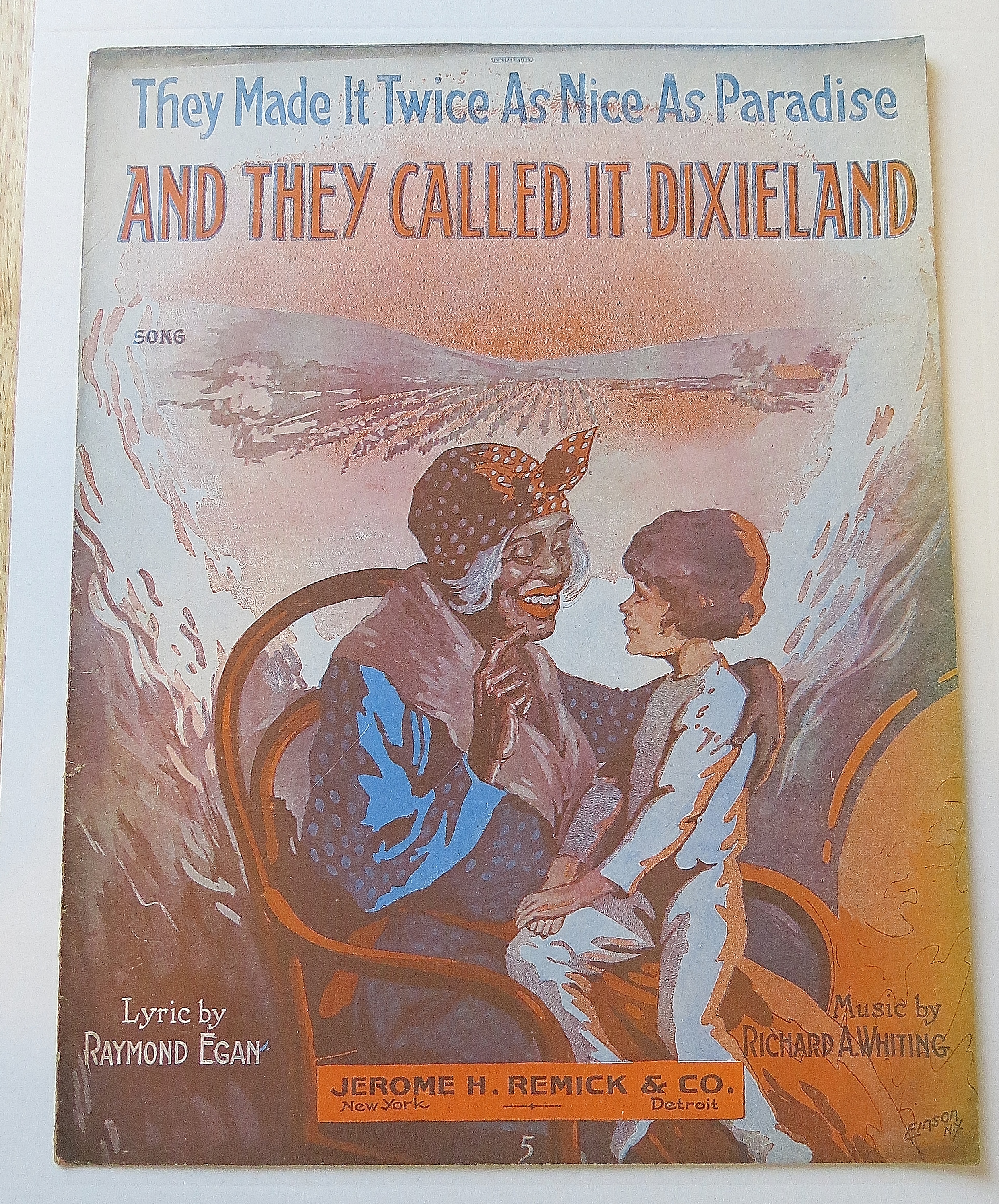 1916 And They Called It Dixieland