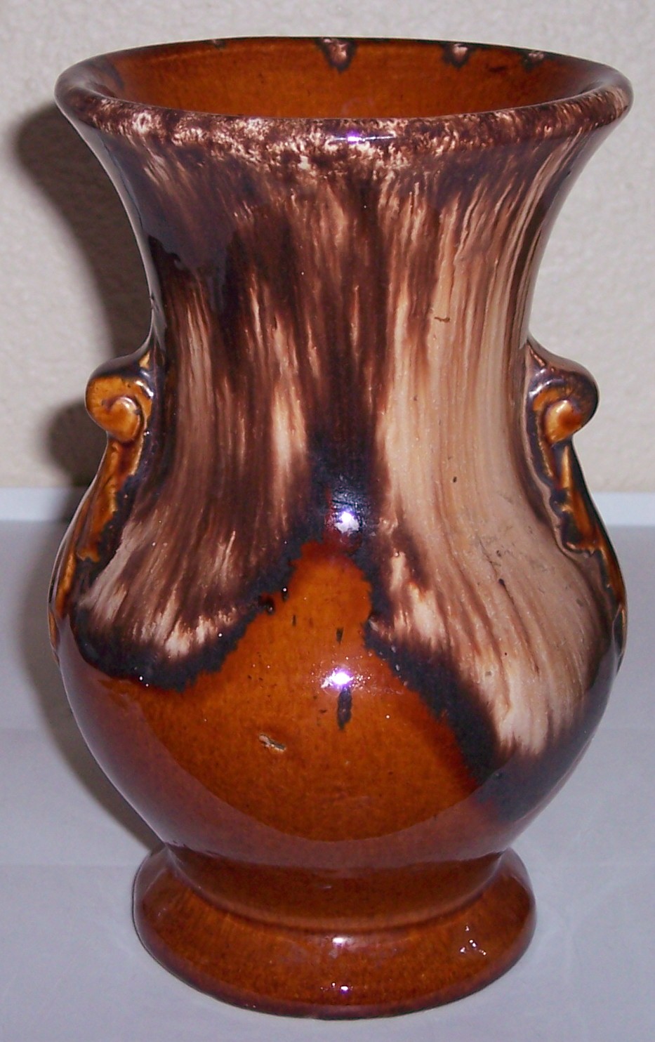 Brush McCoy Pottery Brown Onyx 8" Vase #742