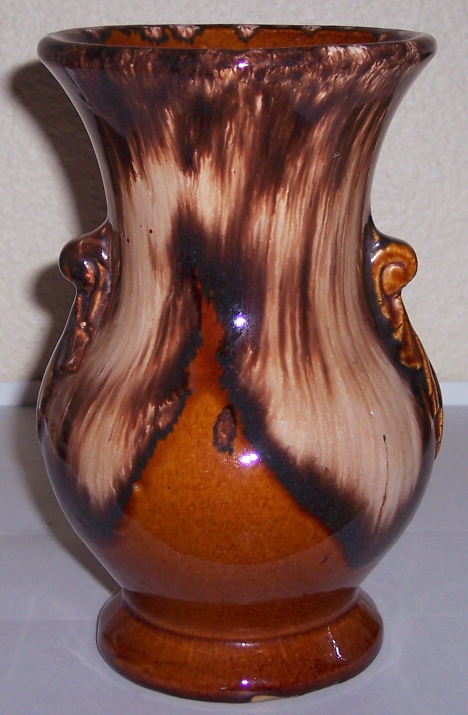 Brush McCoy Pottery Brown Onyx 8" Vase #742