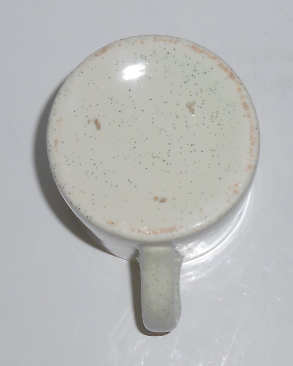 Bauer Pottery Brusche Green Speckle Baby Mug