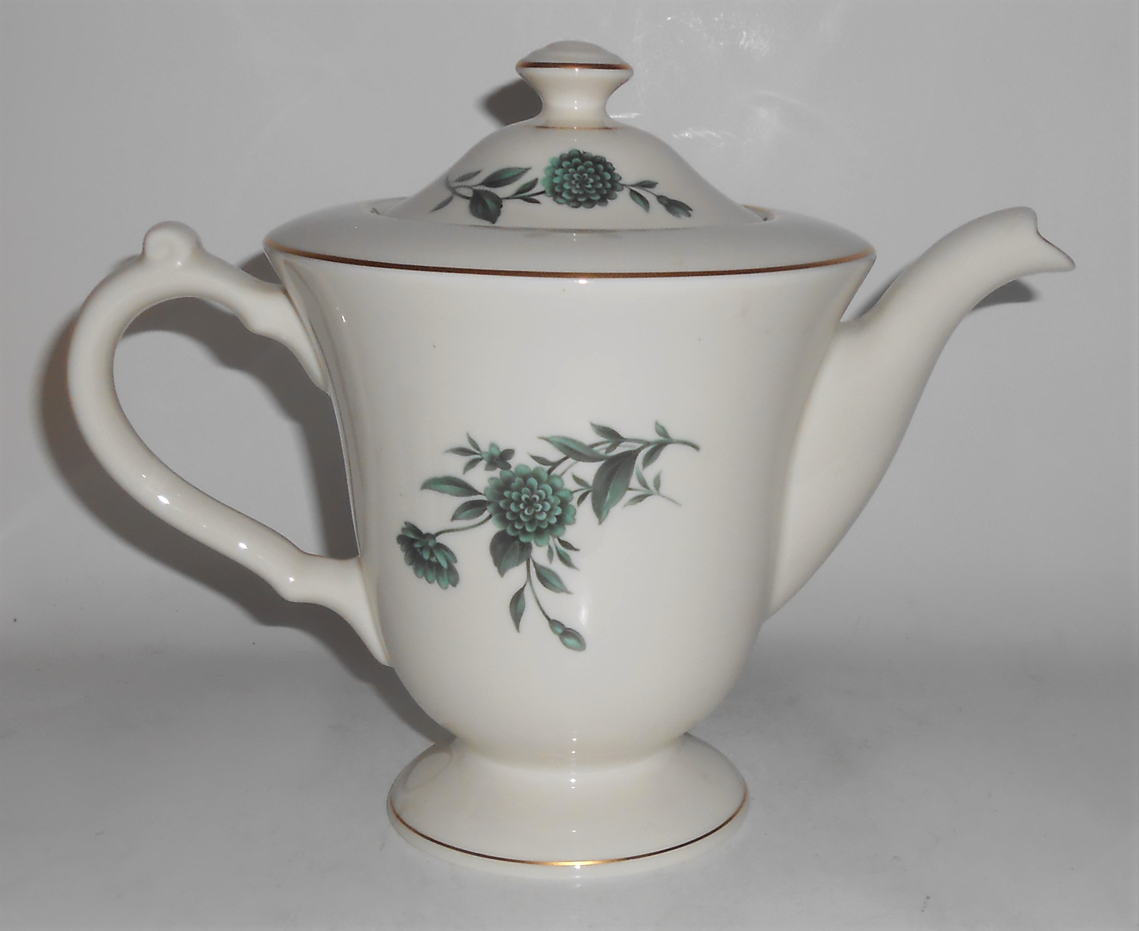 Pickard Porcelain China Gold Band Diana Coffeepot