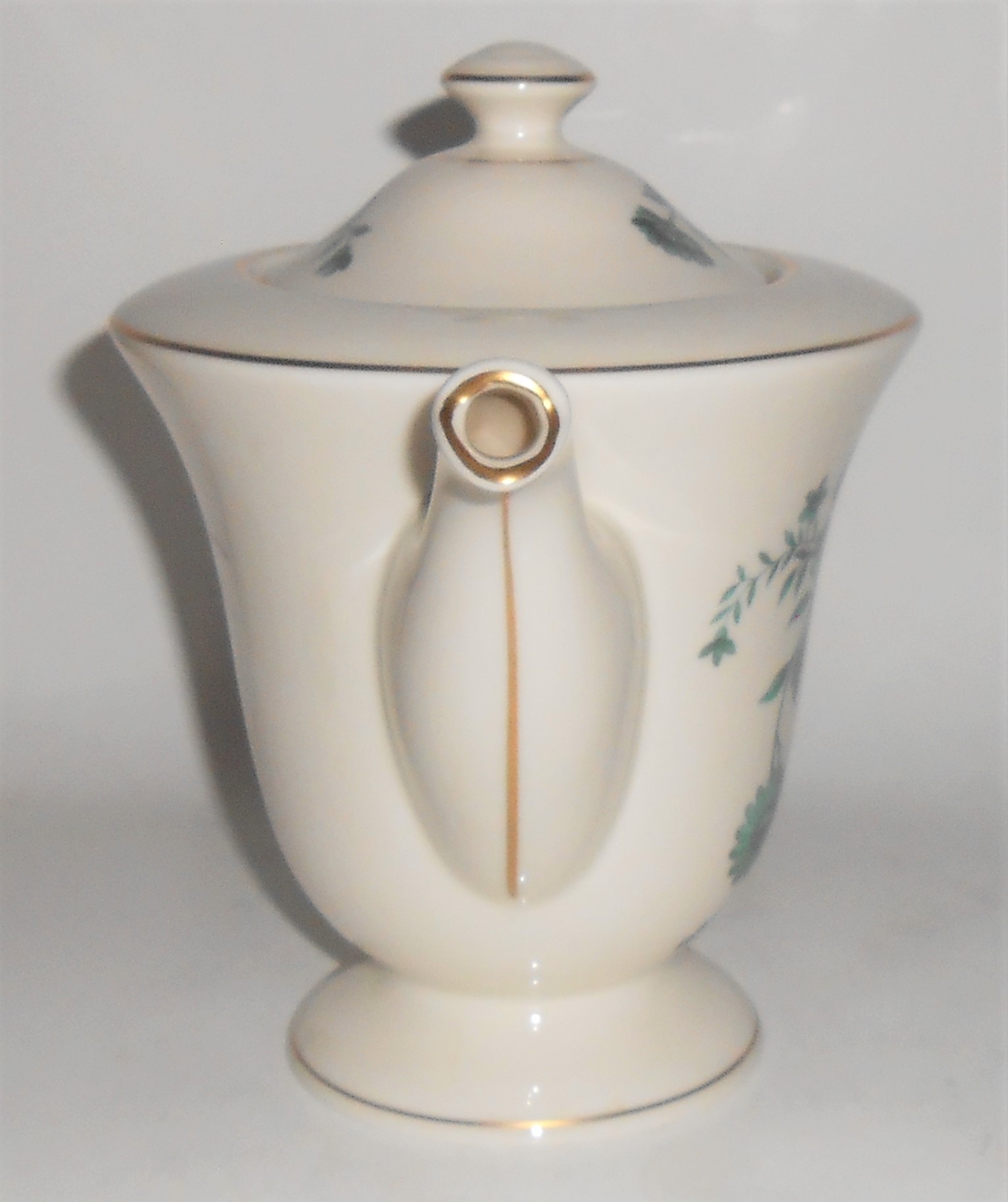 Pickard Porcelain China Gold Band Diana Coffeepot