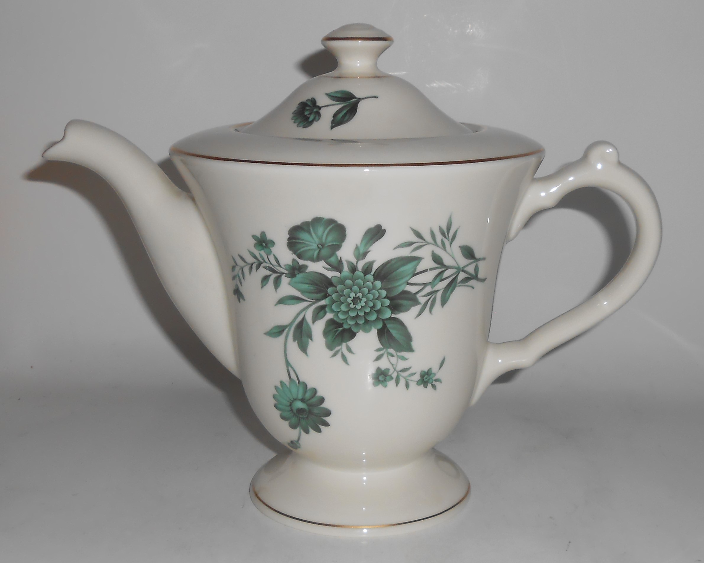 Pickard Porcelain China Gold Band Diana Coffeepot
