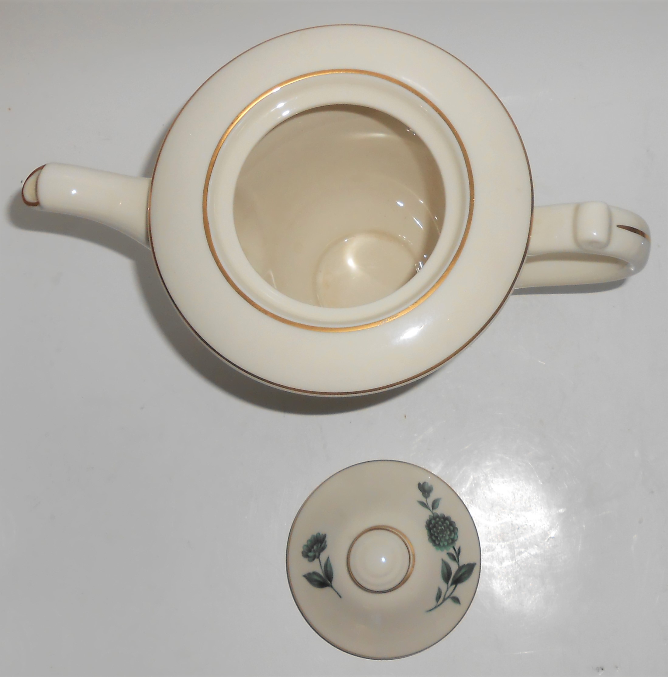 Pickard Porcelain China Gold Band Diana Coffeepot