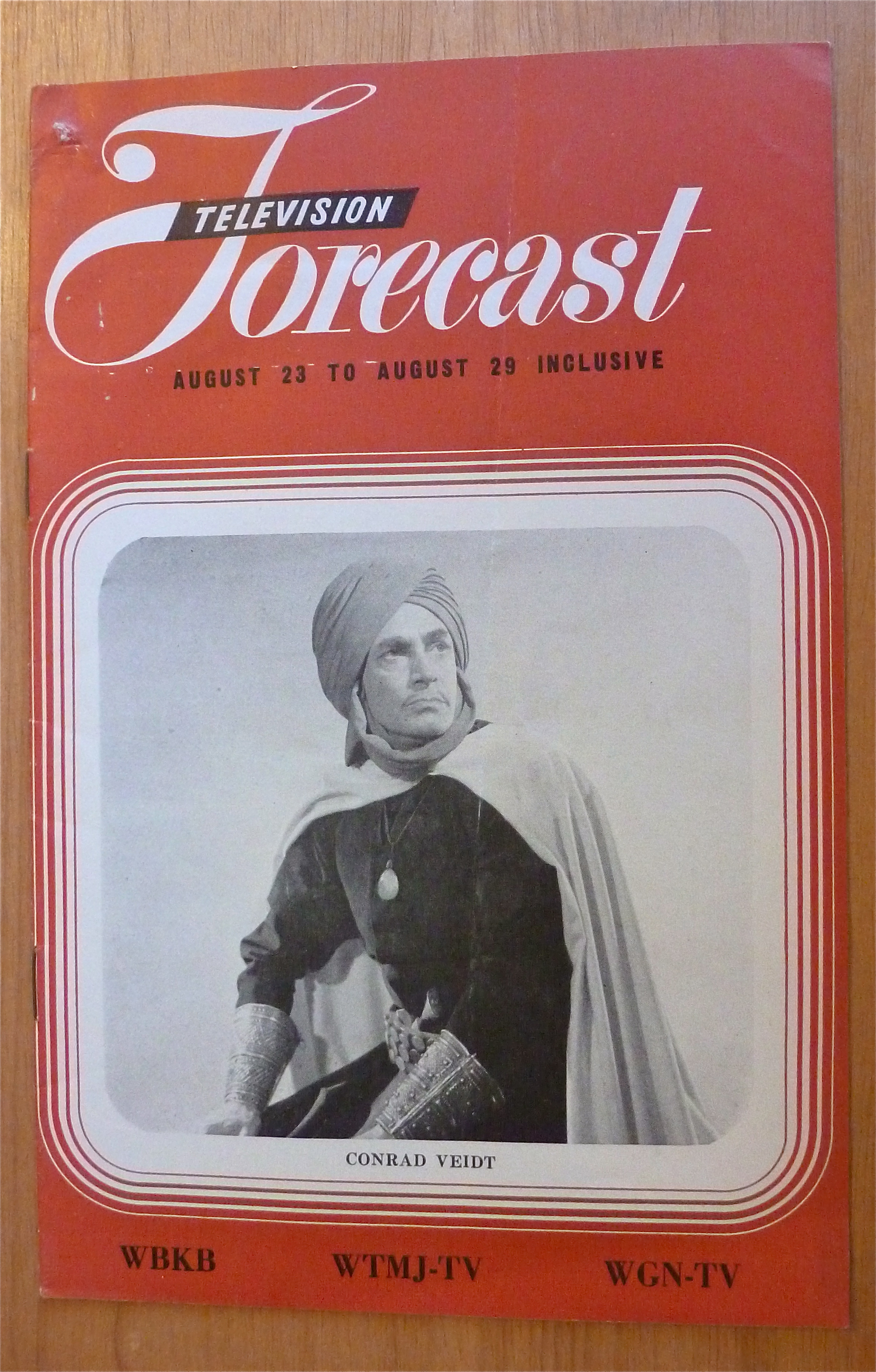 1948 Chicago Television Forecast Vol.1-#16 Conrad Veidt