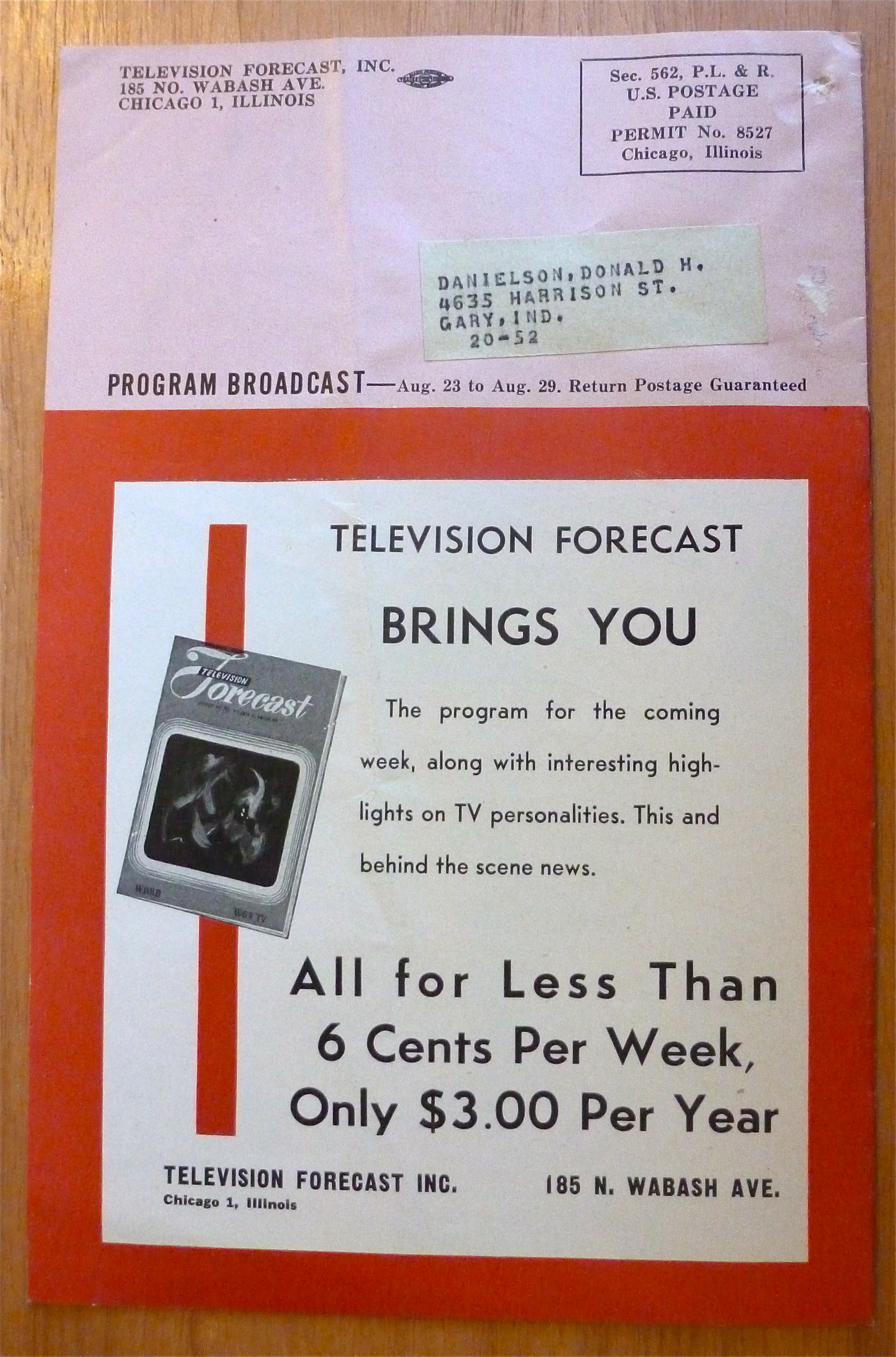 1948 Chicago Television Forecast Vol.1-#16 Conrad Veidt