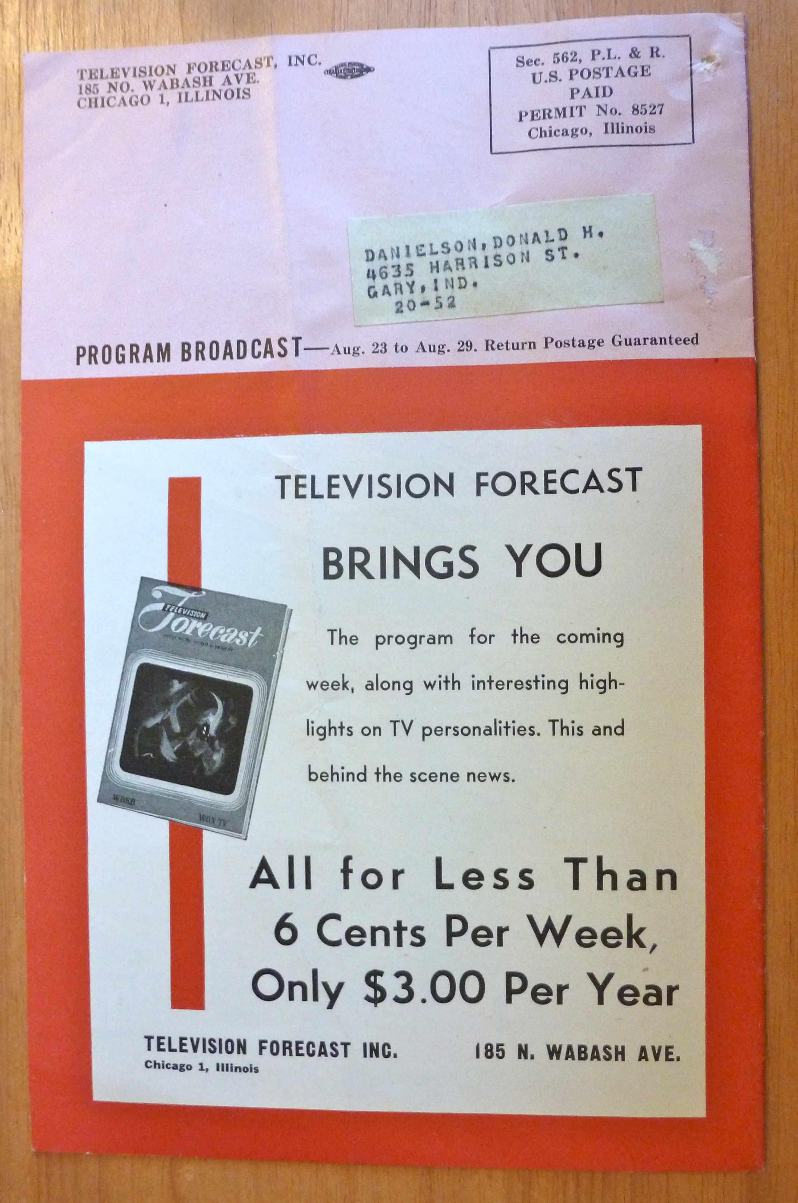 1948 Chicago Television Forecast Vol.1-#16 Conrad Veidt