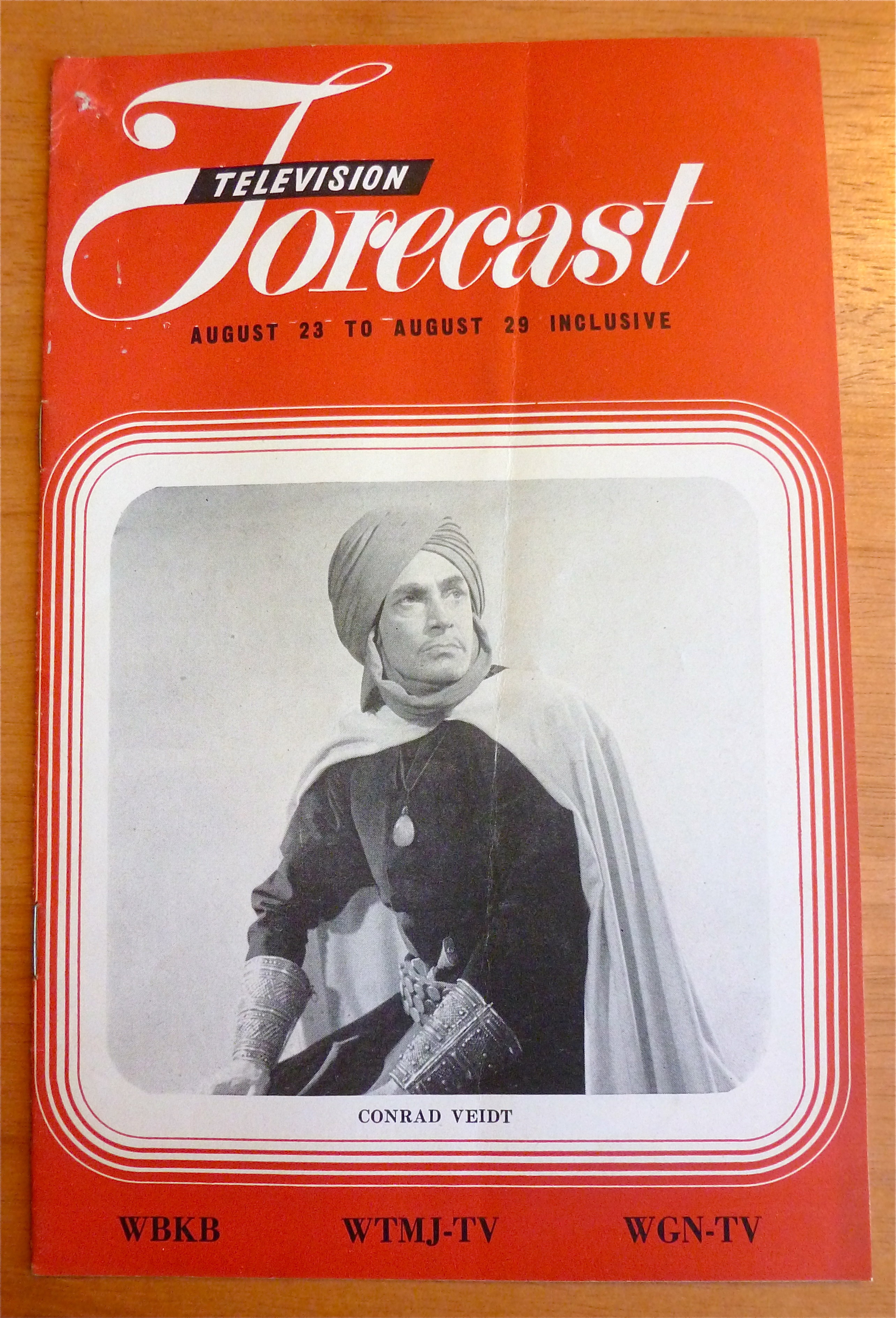 1948 Chicago Television Forecast Vol.1-#16 Conrad Veidt