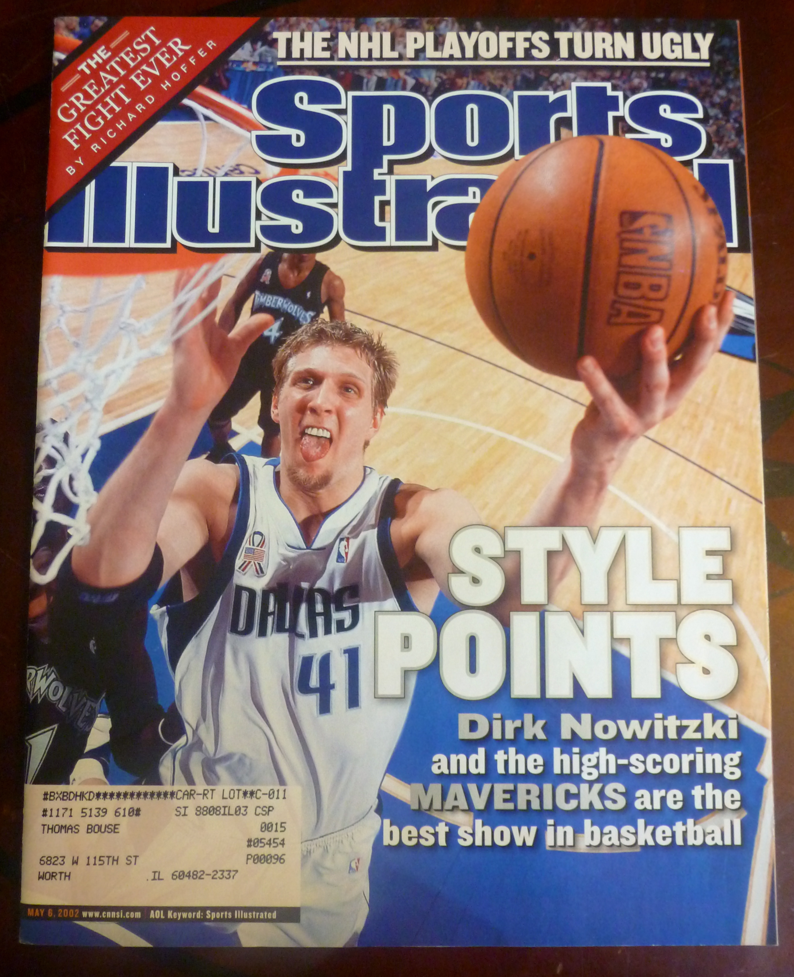 Sports Illustrated Magazine-May 6, 2002-Dirk Nowitzki