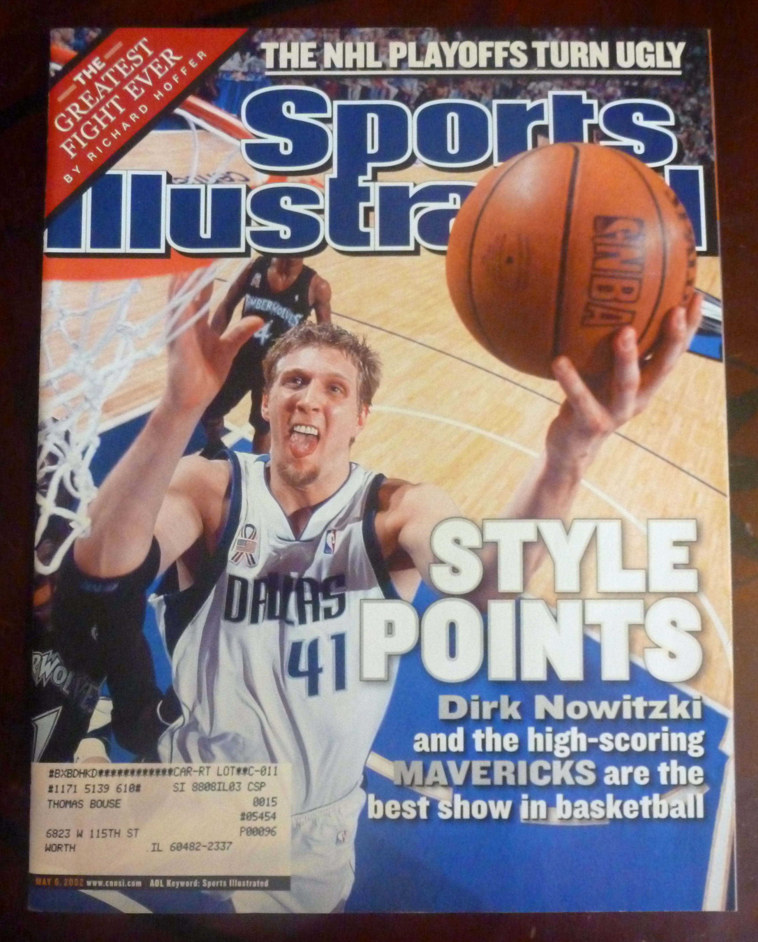 Sports Illustrated Magazine-May 6, 2002-Dirk Nowitzki