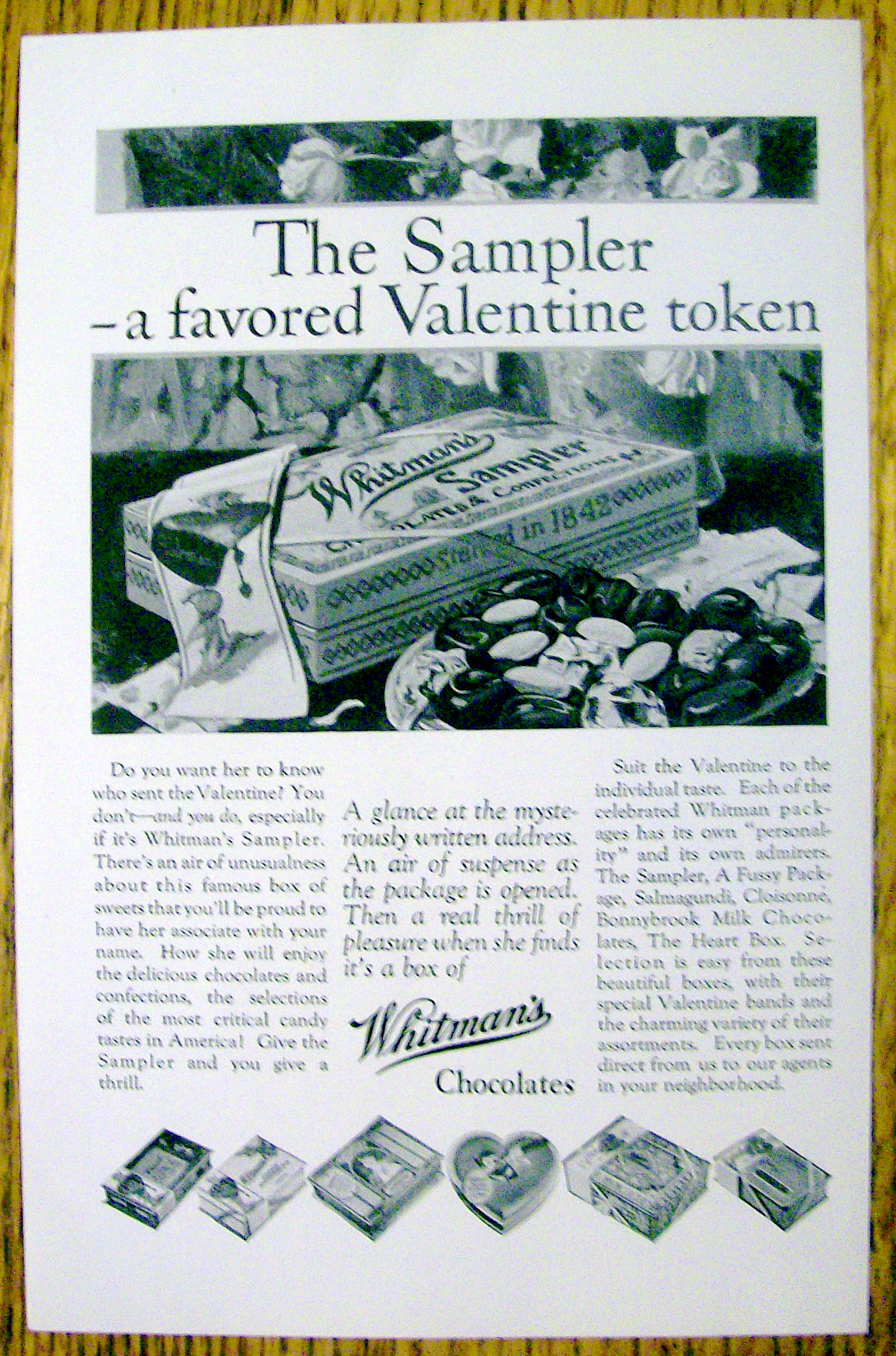 1927 Whitman's Chocolates